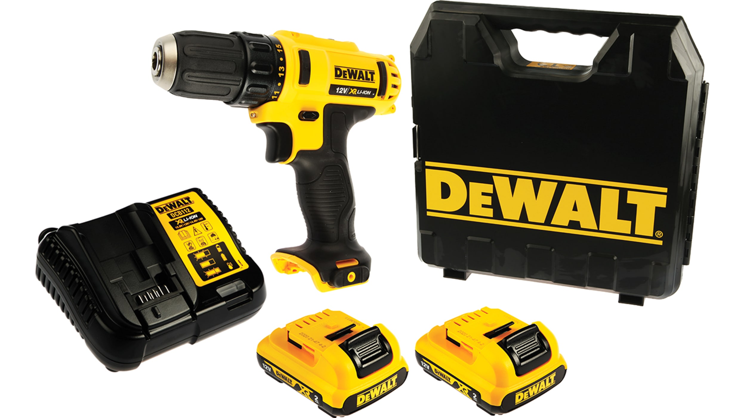 Perceuse Sans fil DeWALT 18V 2Ah Li-Ion Type C - Prise européenne Code  commande RS: 144-3571 Référence fabricant: DCD790D2-QW