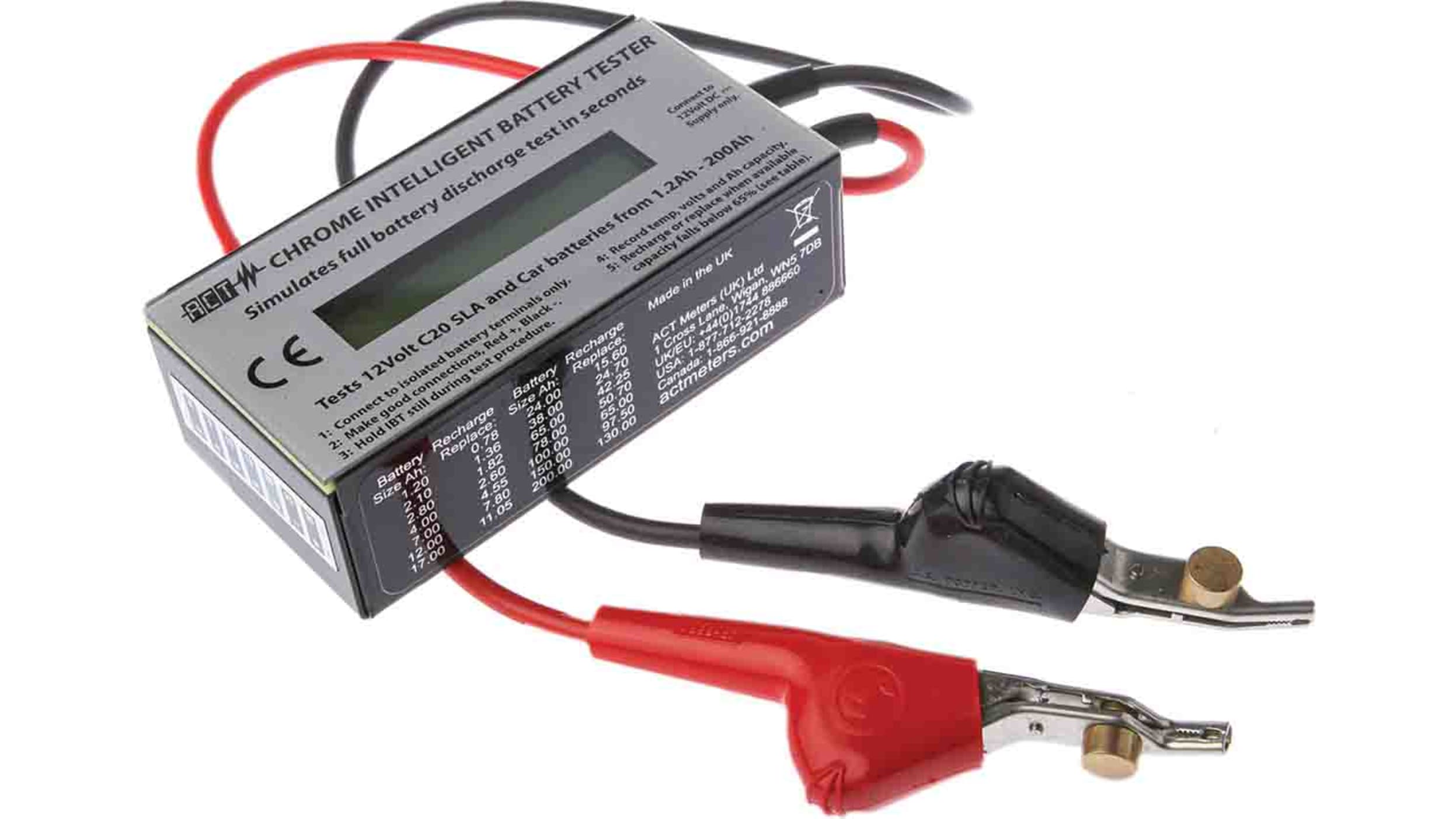 ACT Meter CHROME-IBT Battery Tester 12 V