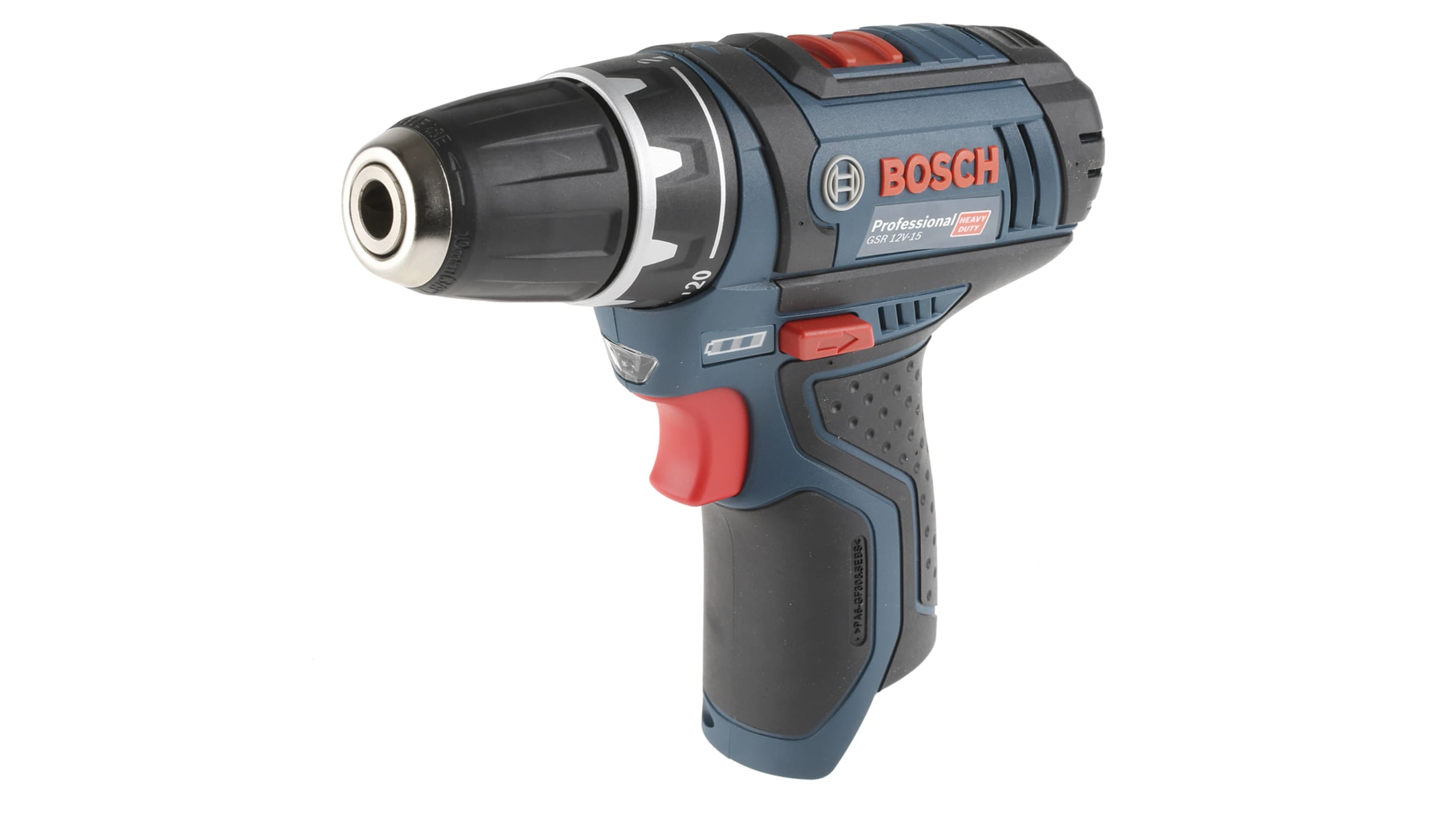 Bosch Destornillador Eléctrico GSR 12V-15 Professional Plateado