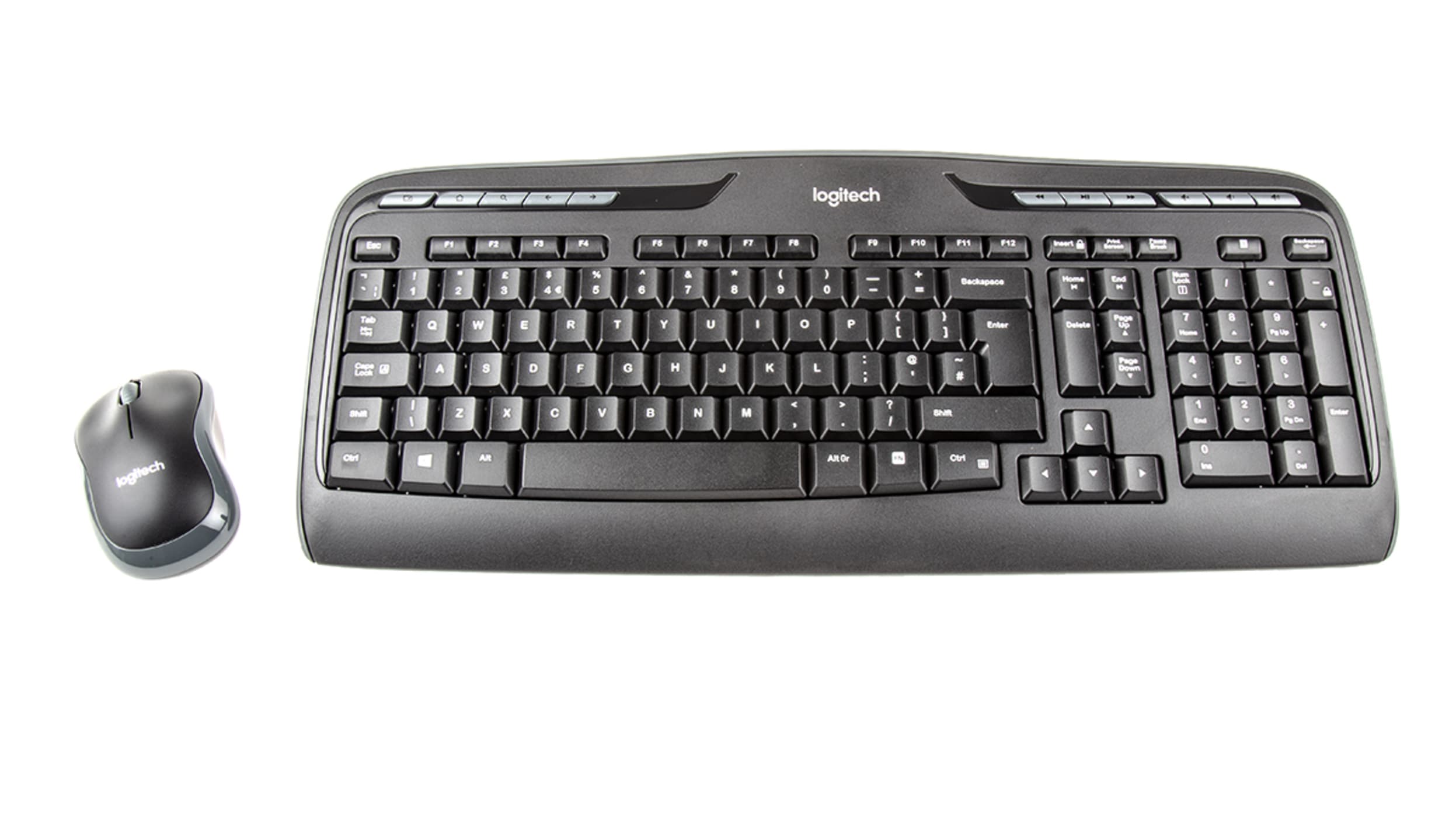 Set tastiera e mouse Nero (tastiera), nero/grigio (mouse) Logitech