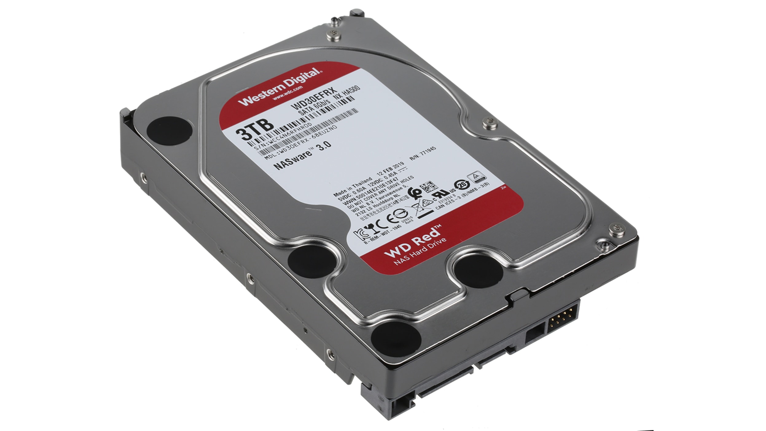 WD30EFRX | Western Digital 外付けハードディスク 内蔵 3 TB SATA I