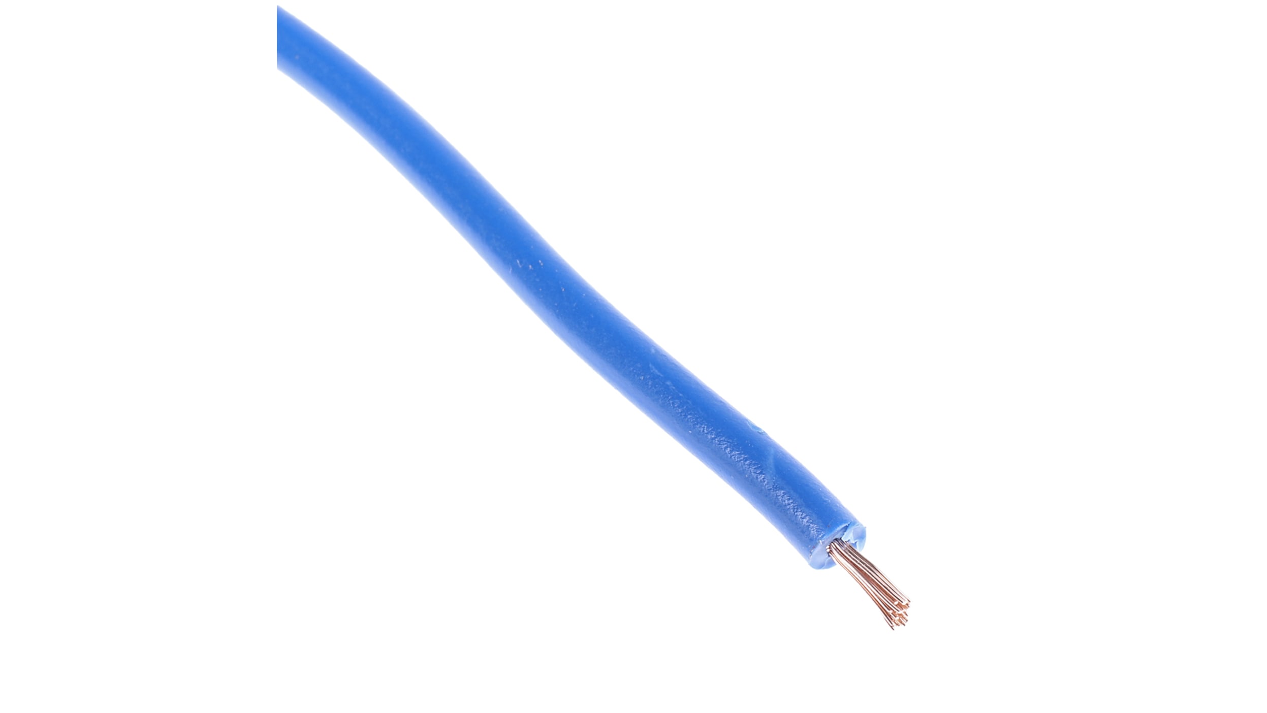 RS PRO Dark Blue 0.75 mm² Hook Up Wire, 20 AWG, 24/0.2 mm, 100m, PVC  Insulation
