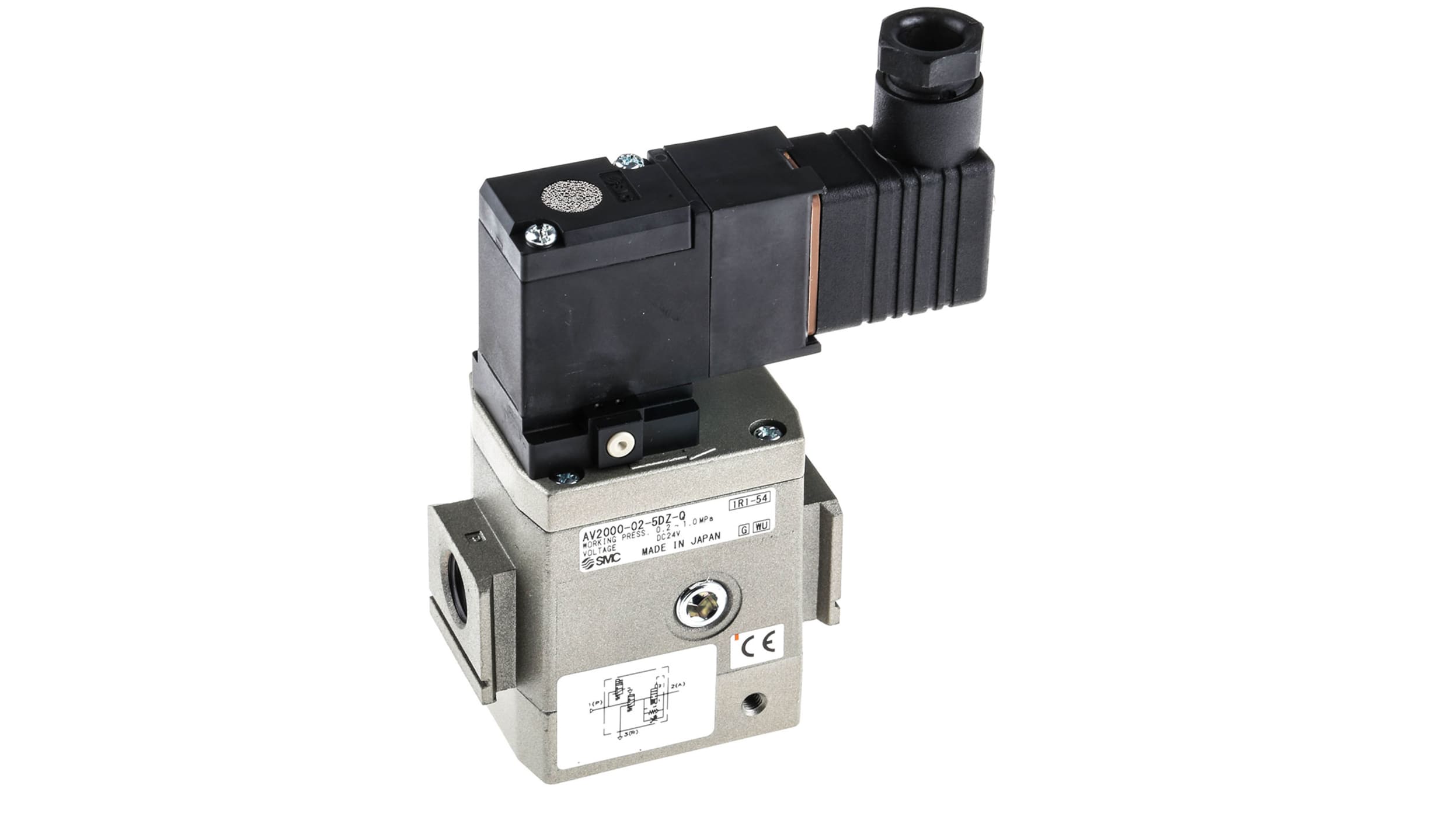 AV2000-02-5DZ-Q | SMC Pneumatic Soft Start Valve, R 1/4 Female 1.5 