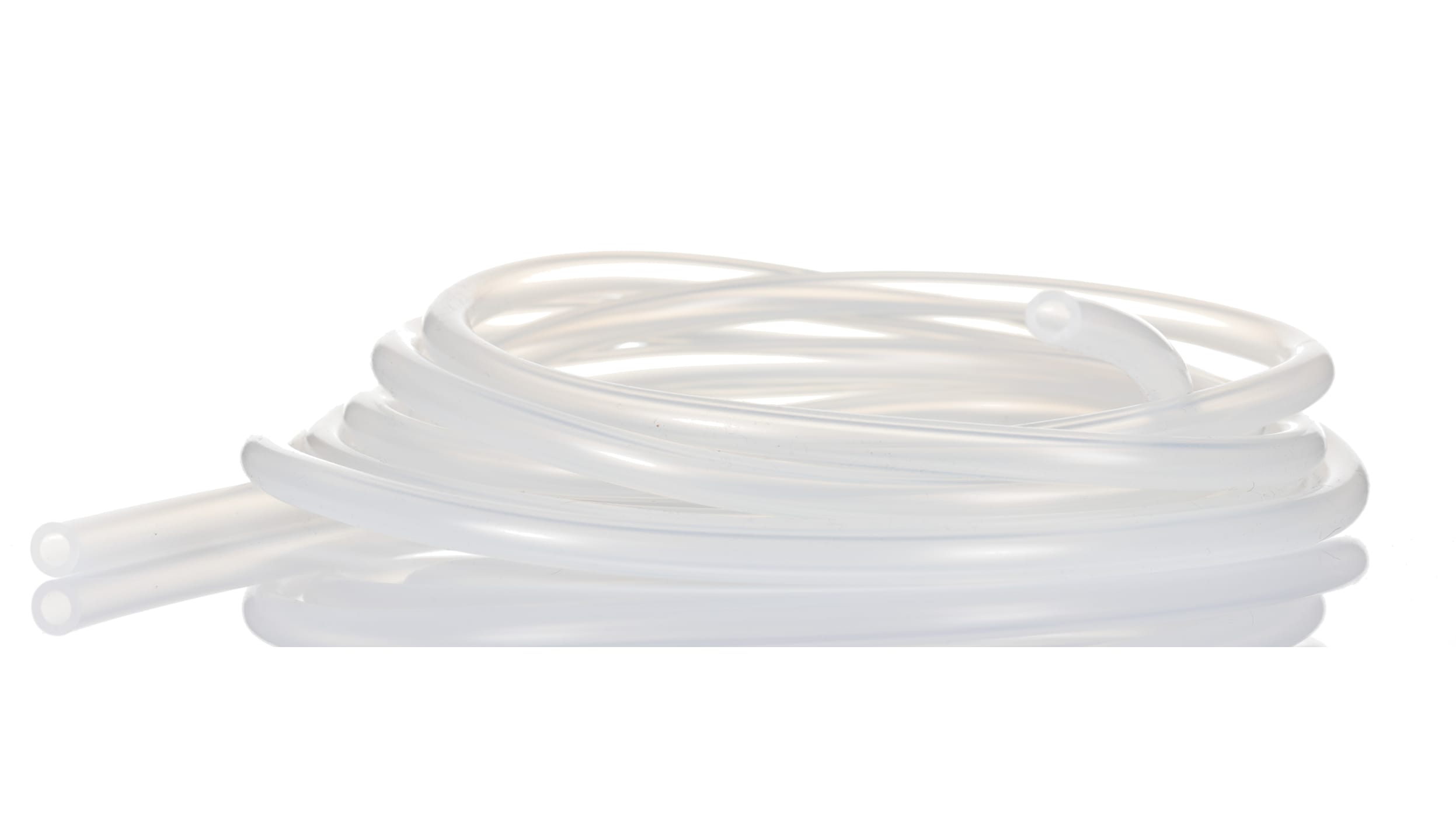 RS PRO, RS PRO Flexible Tube, PTFE, 4mm ID, 6mm OD, Clear, 50m, 186-0591