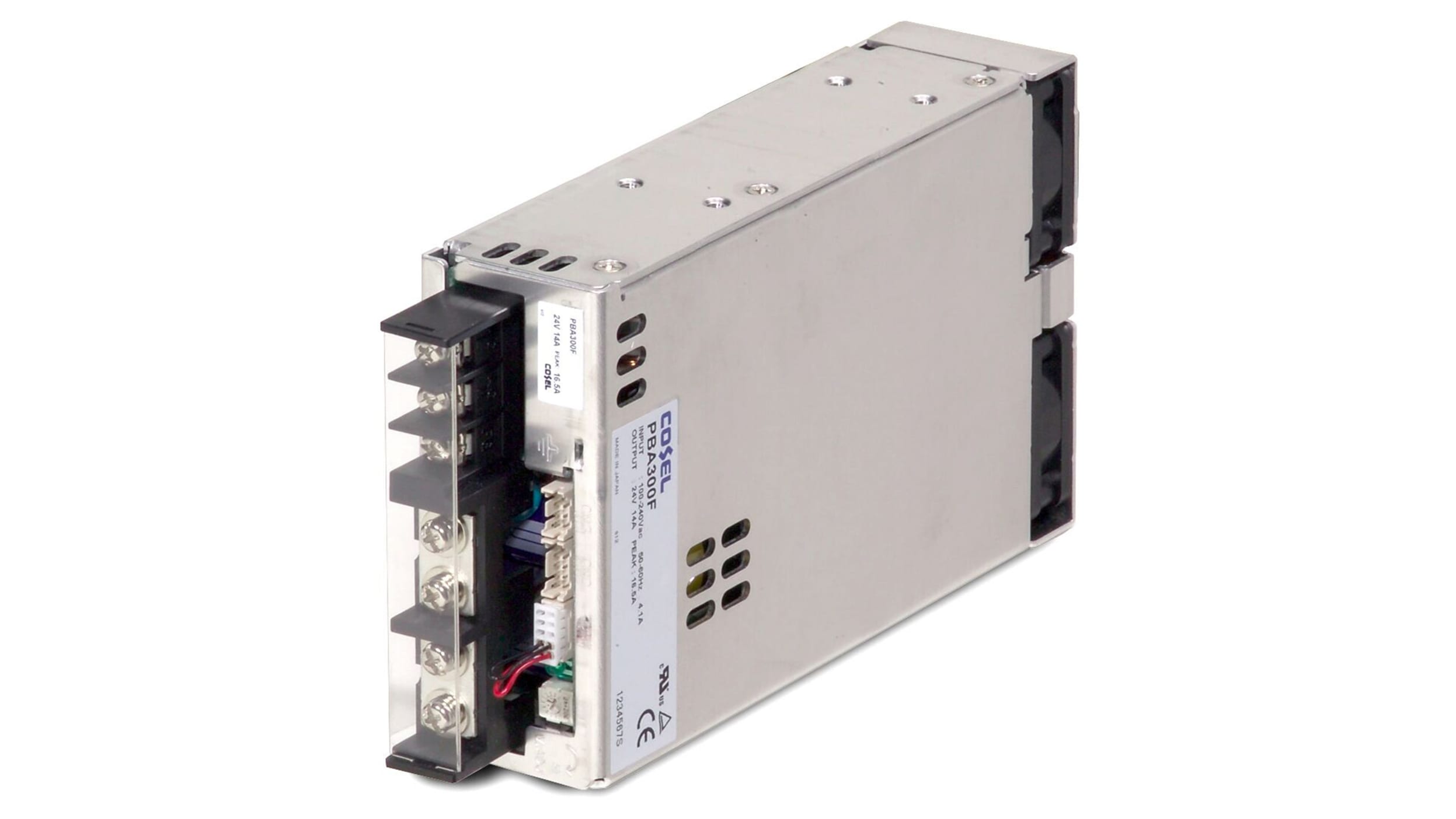 PBA300F-48 Cosel Switching Power Supply, 48V dc, 7A, 336W, Output 120 →  350 V dc, 85 → 264 V ac Input Voltage RS