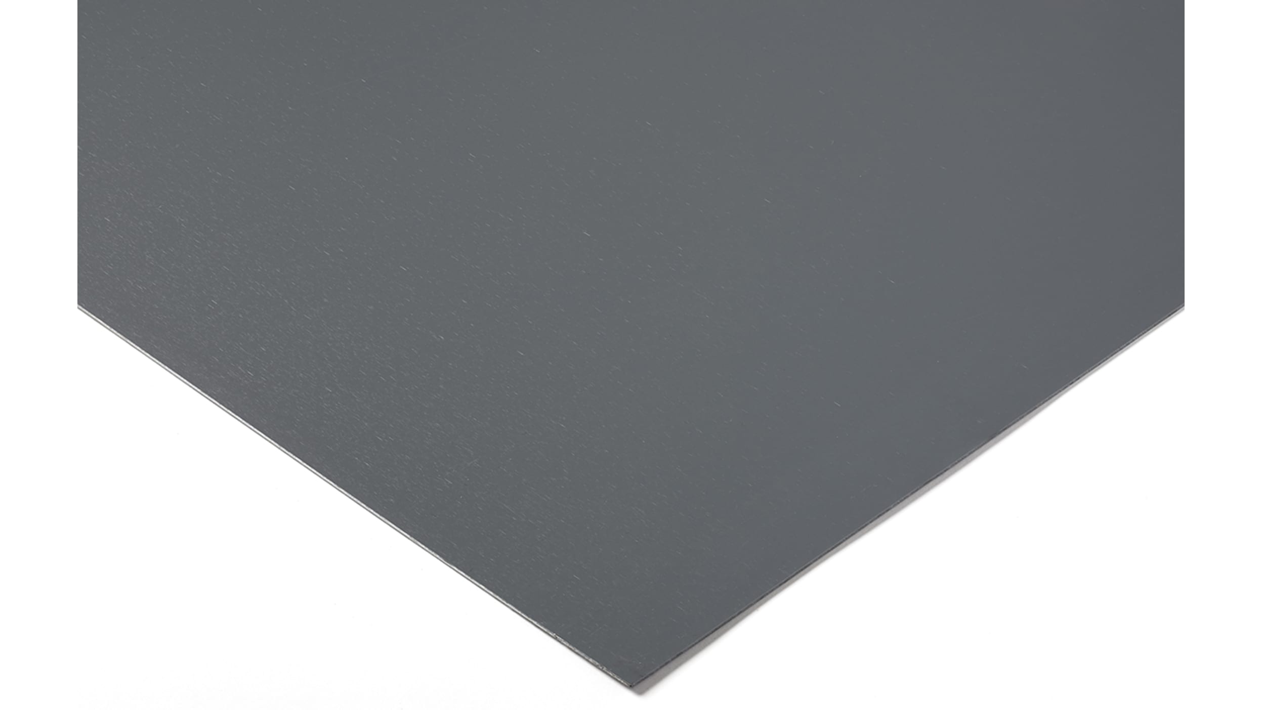 RS PRO PVC Kunststoffplatte, Grau, 4.5mm x 1000mm x 1000mm / 1.47g/cm³ bis  +60°C, Voll