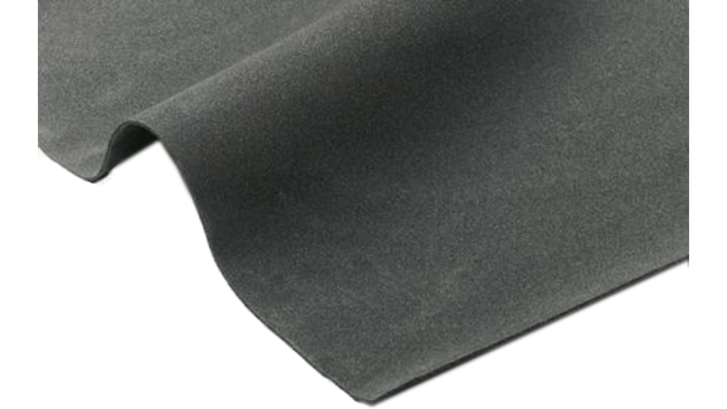 RS PRO Gummimatte Neopren, Schwarz, 1m x 25mm x 2m 170kg/m³ selbstklebend