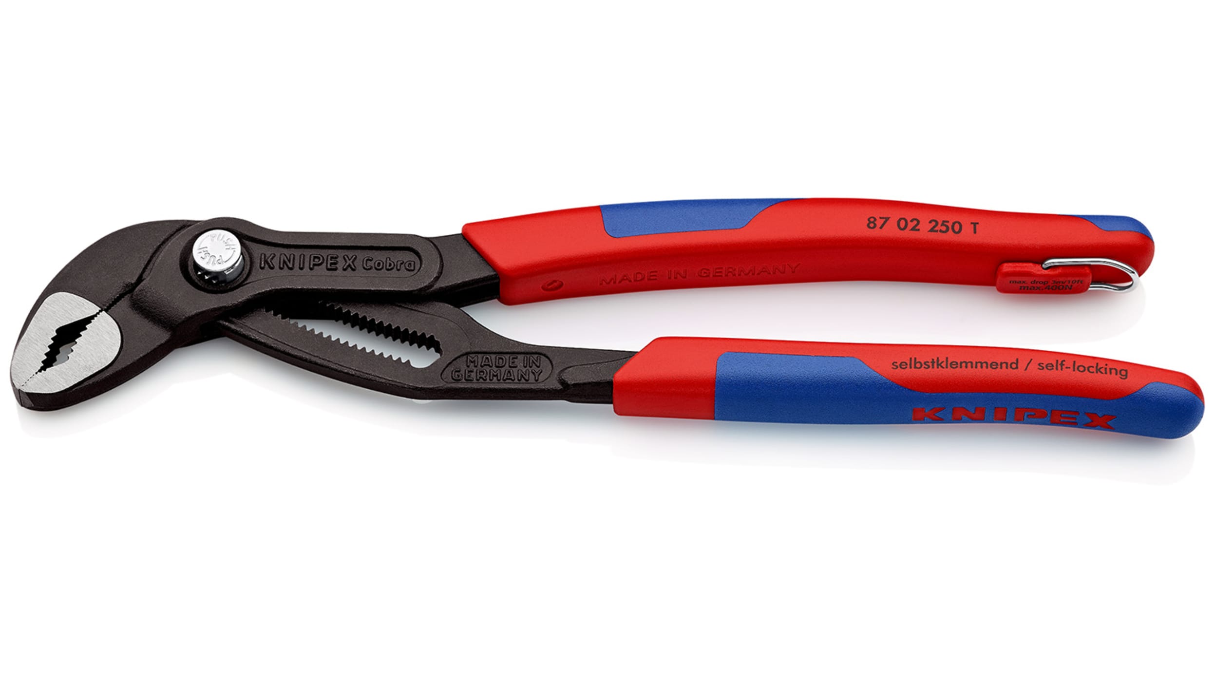 Pinza Pico De Loro Cobra 87 26 250 Ajuste Rapido 250mm 1000V Knipex