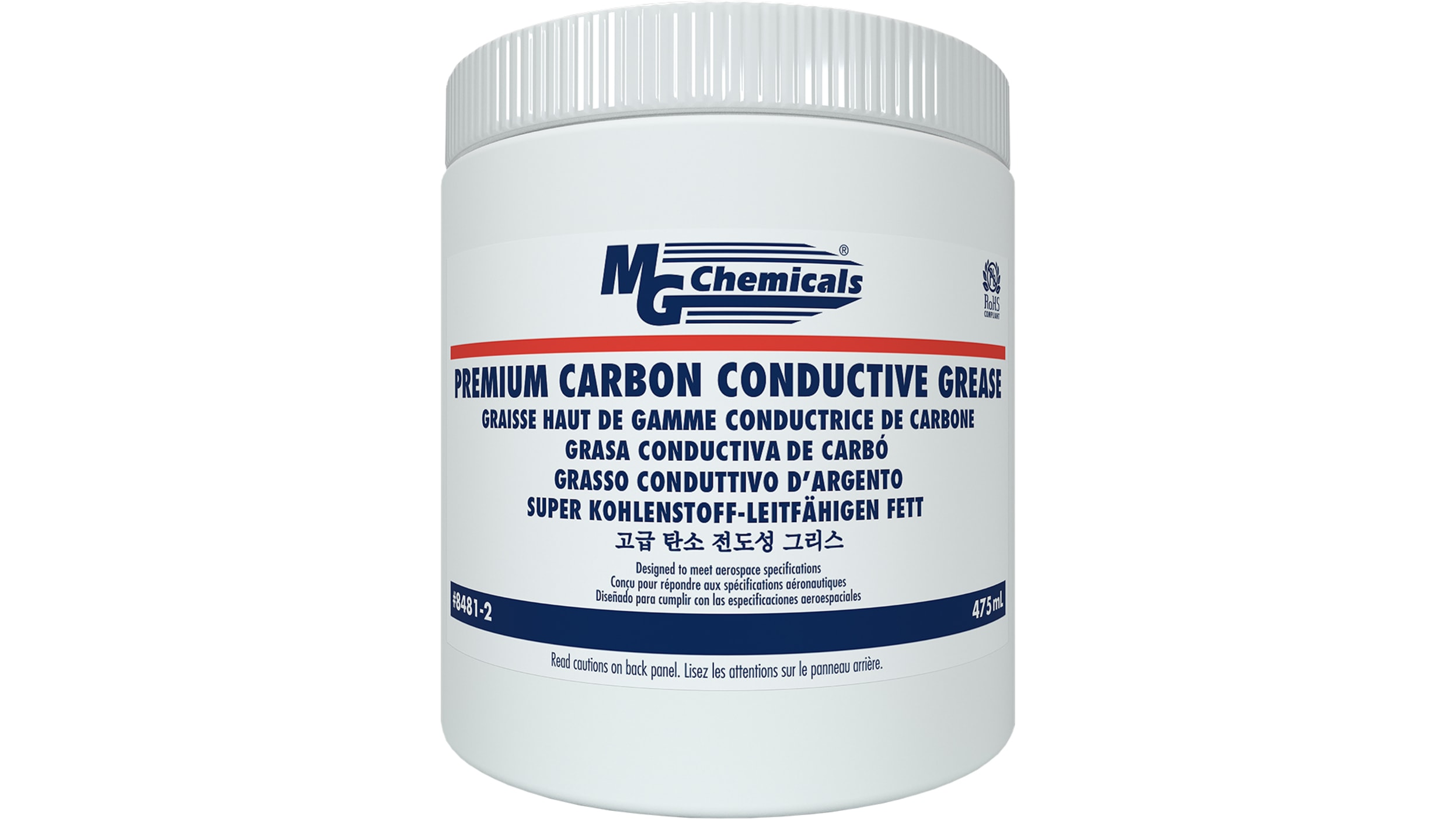 Graisse Conductrice au carbone MG Chemicals, Bac de 454 ml