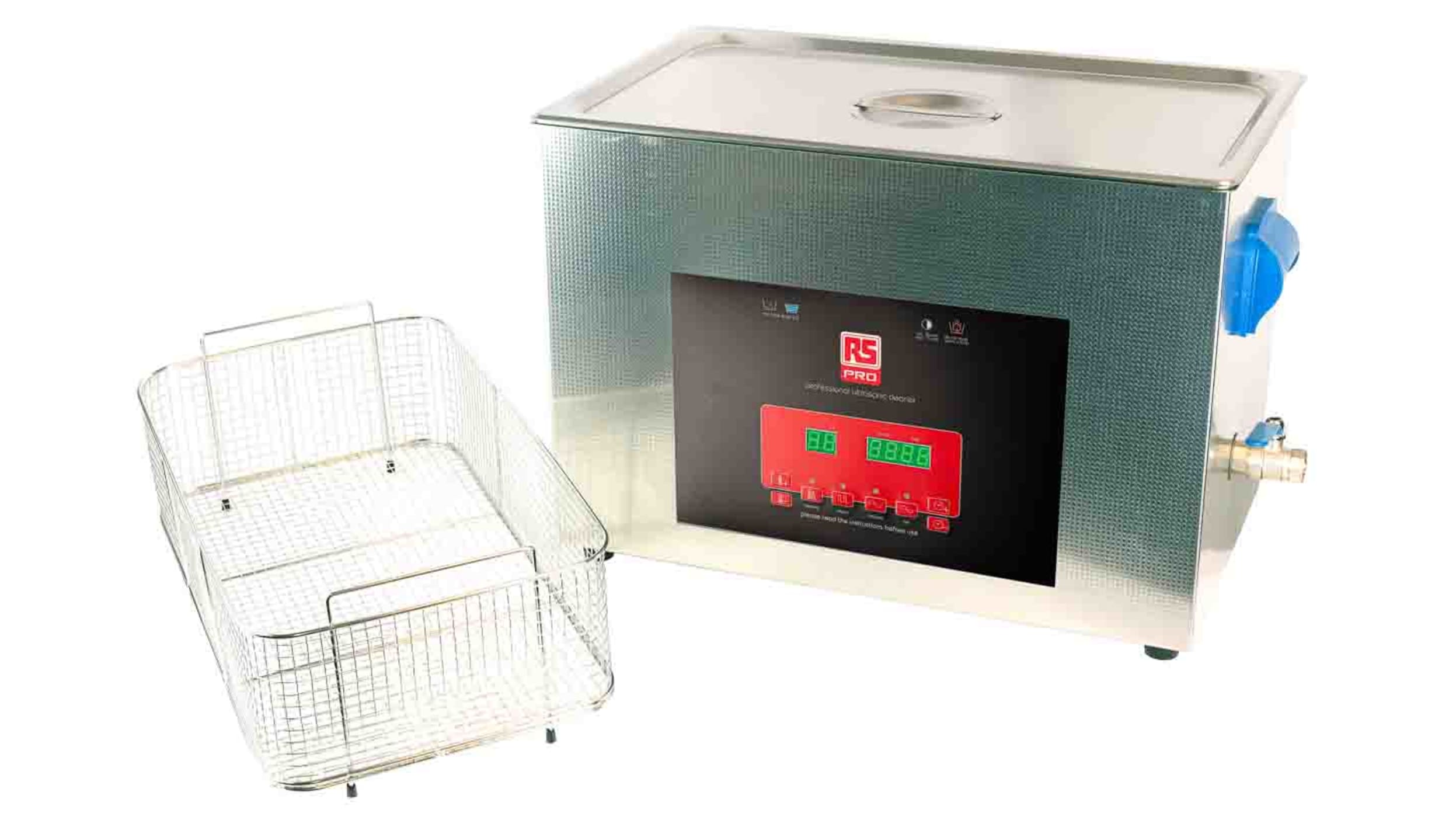 RS PRO Ultrasonic Cleaner Basket for 9L Ultrasonic Cleaning Tank - RS  Components Indonesia