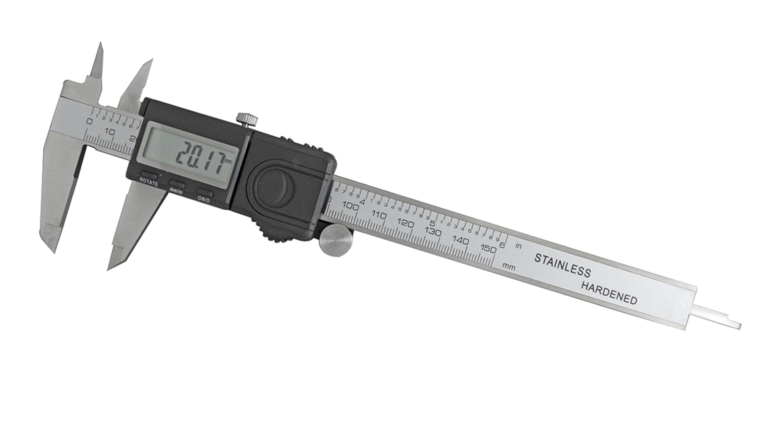 RS PRO 150mm 6in Digital Caliper Caliper 0.01 mm Resolution