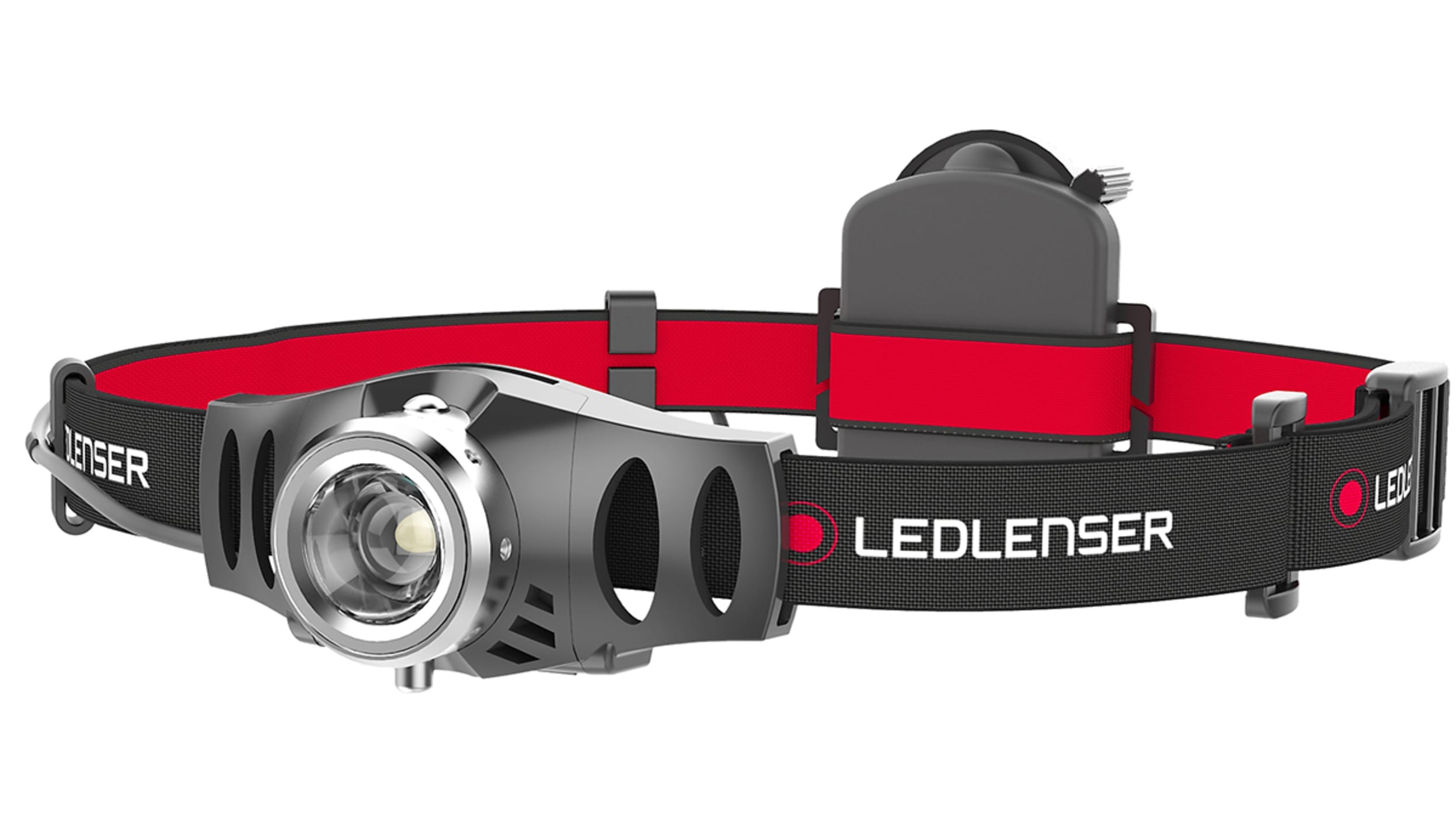 LED LENSER Lámpara frontal SEO7R Black