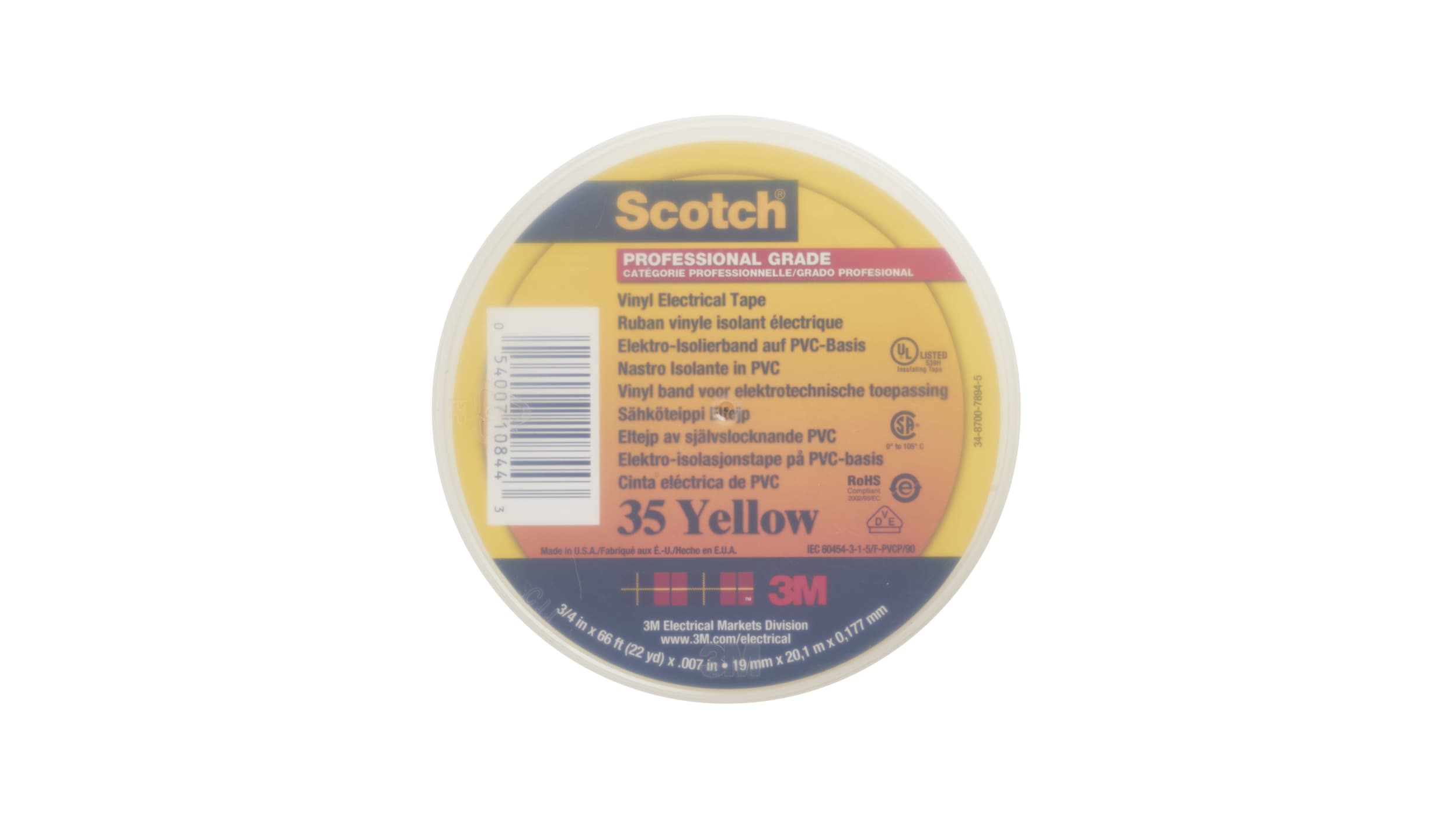 Adhésif isolant électrique 3M Scotch 35