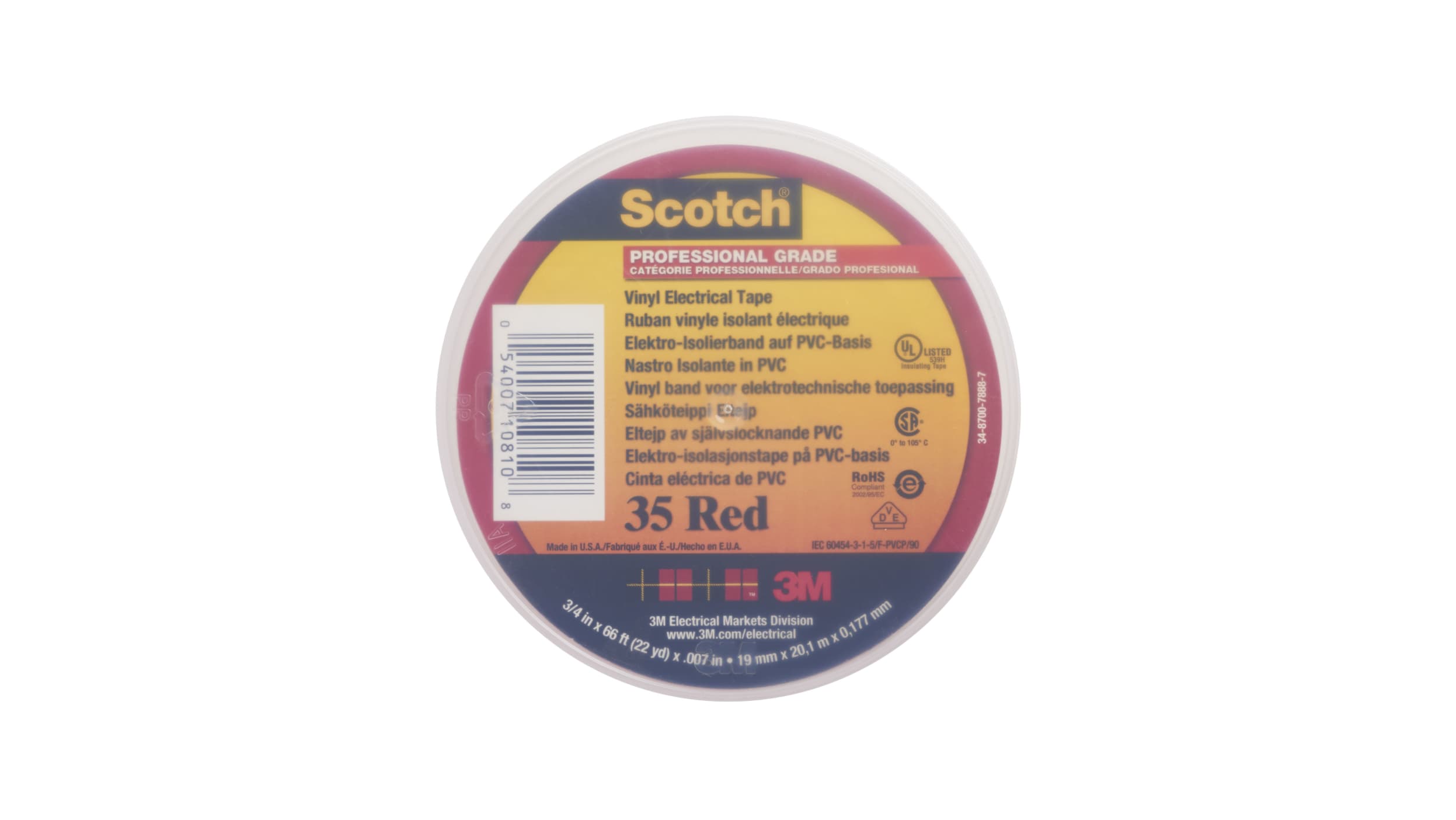 Adhésif isolant électrique 3M Scotch 35