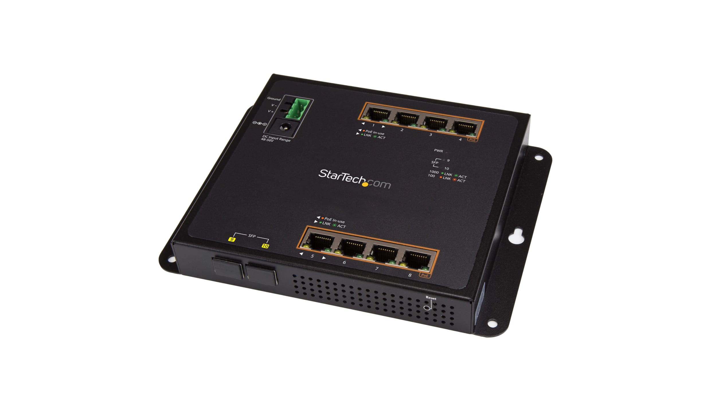 IES101GP2SFW, Switch Ethernet Startech Is101GP2SFW, 8 ports, M