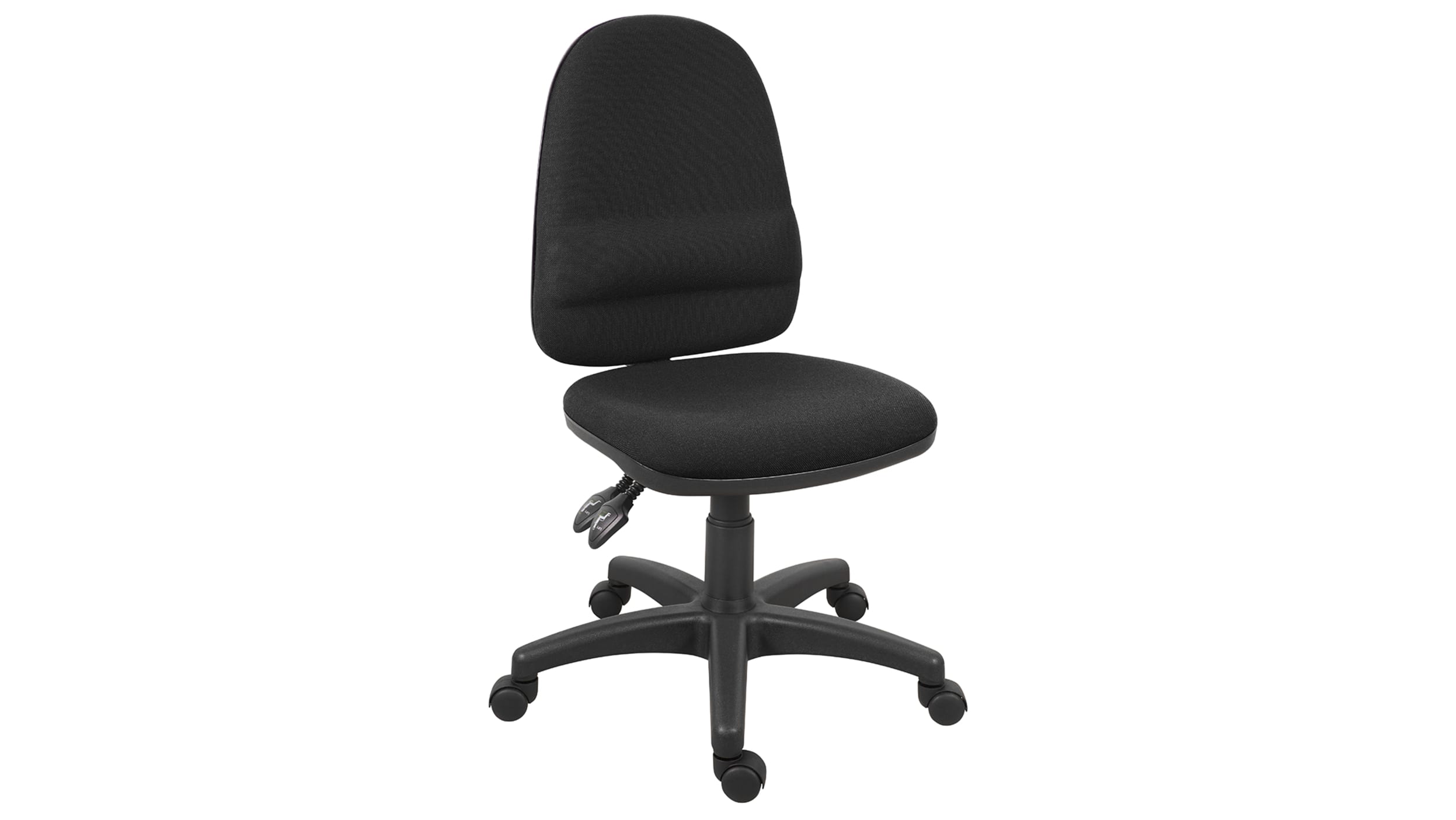 RS PRO Black Fabric Typist Chair RS