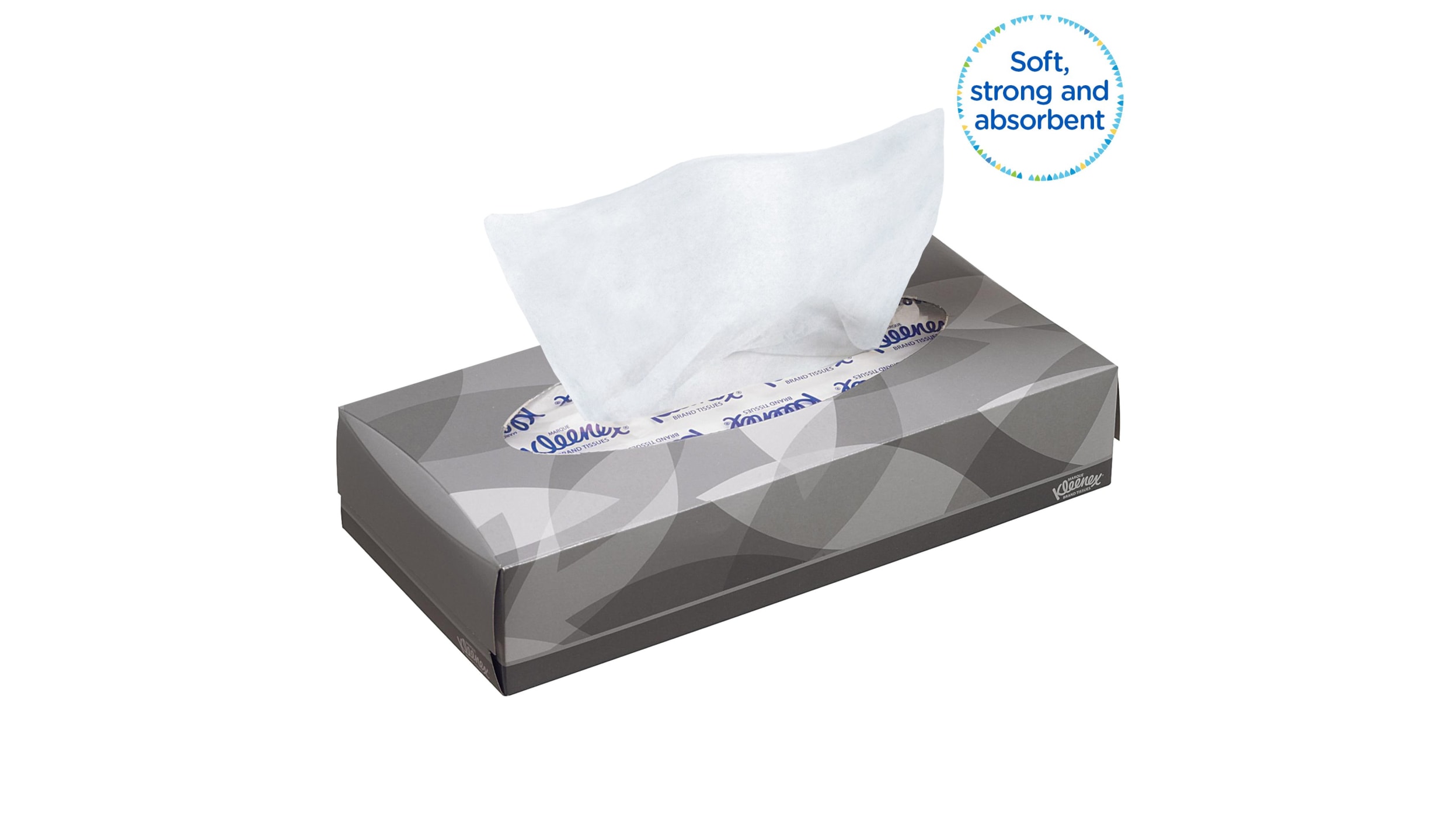 Mouchoirs Kimberly Clark KLEENEX, 2 plis, Blanc