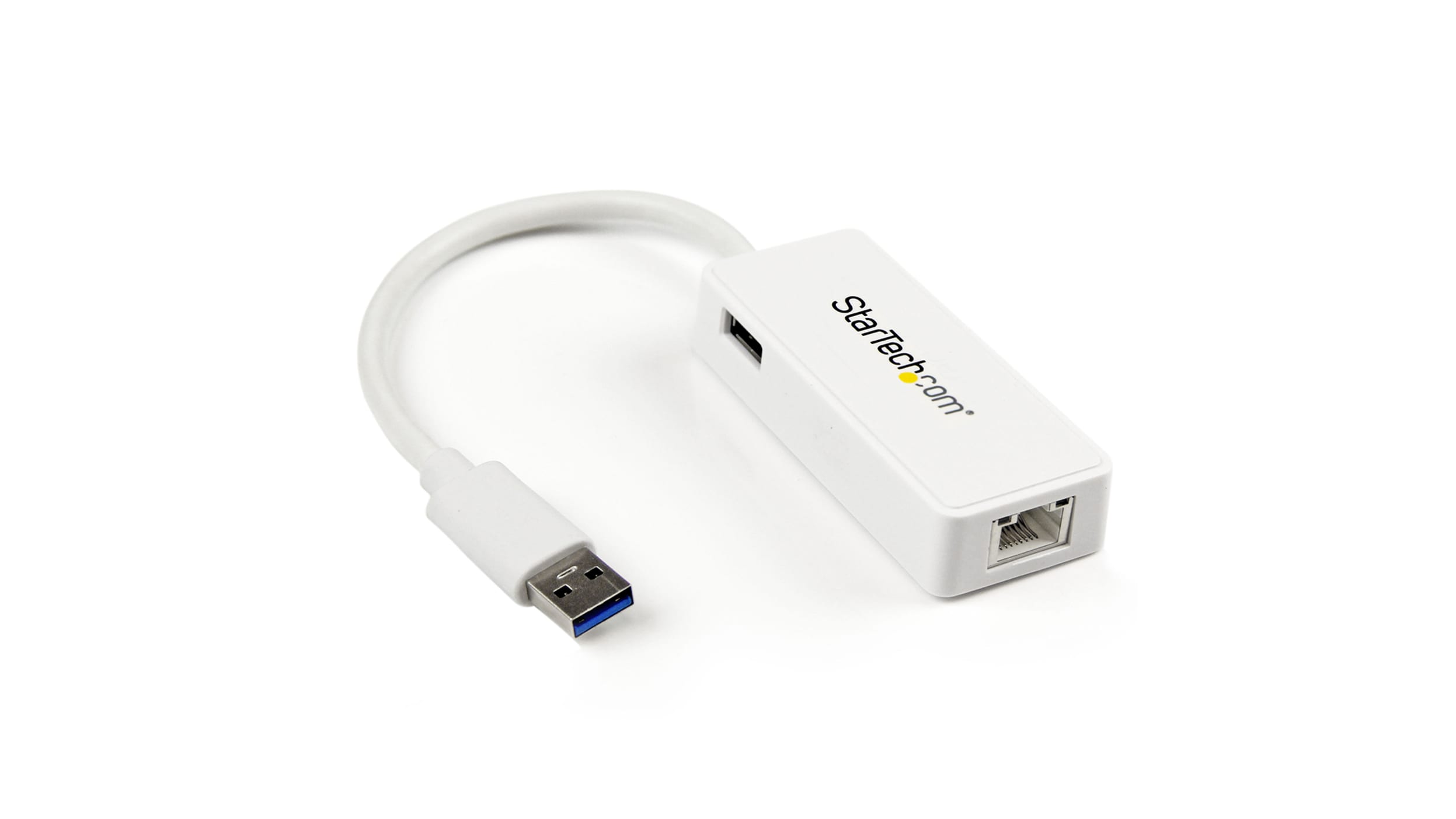 StarTech.com USB 3.0 - ギガビット有線LANアダプタ ホワイト USB31000SPTW
