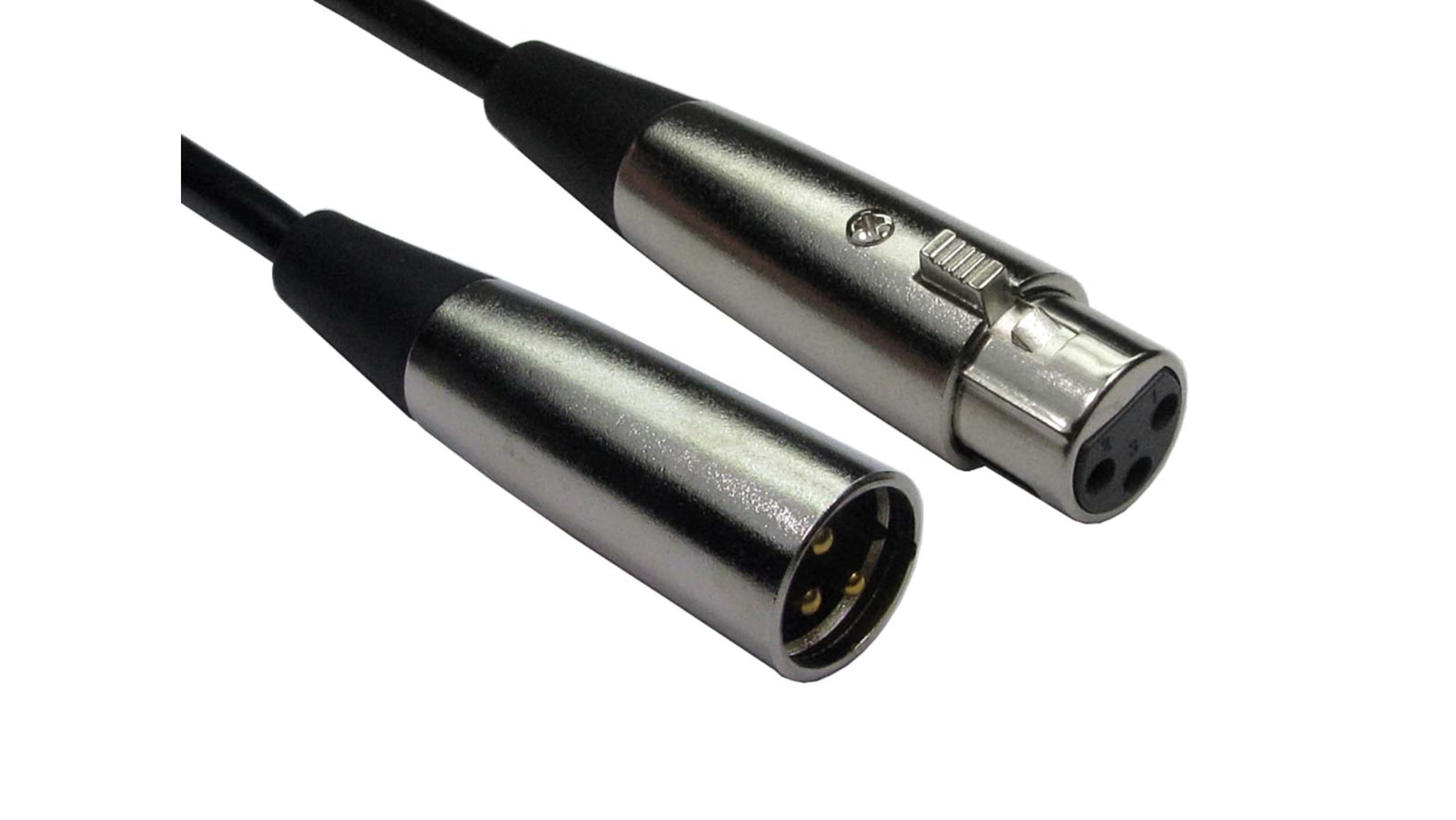 3 pin XLR Power Extension Cable (Male to Female, 120)