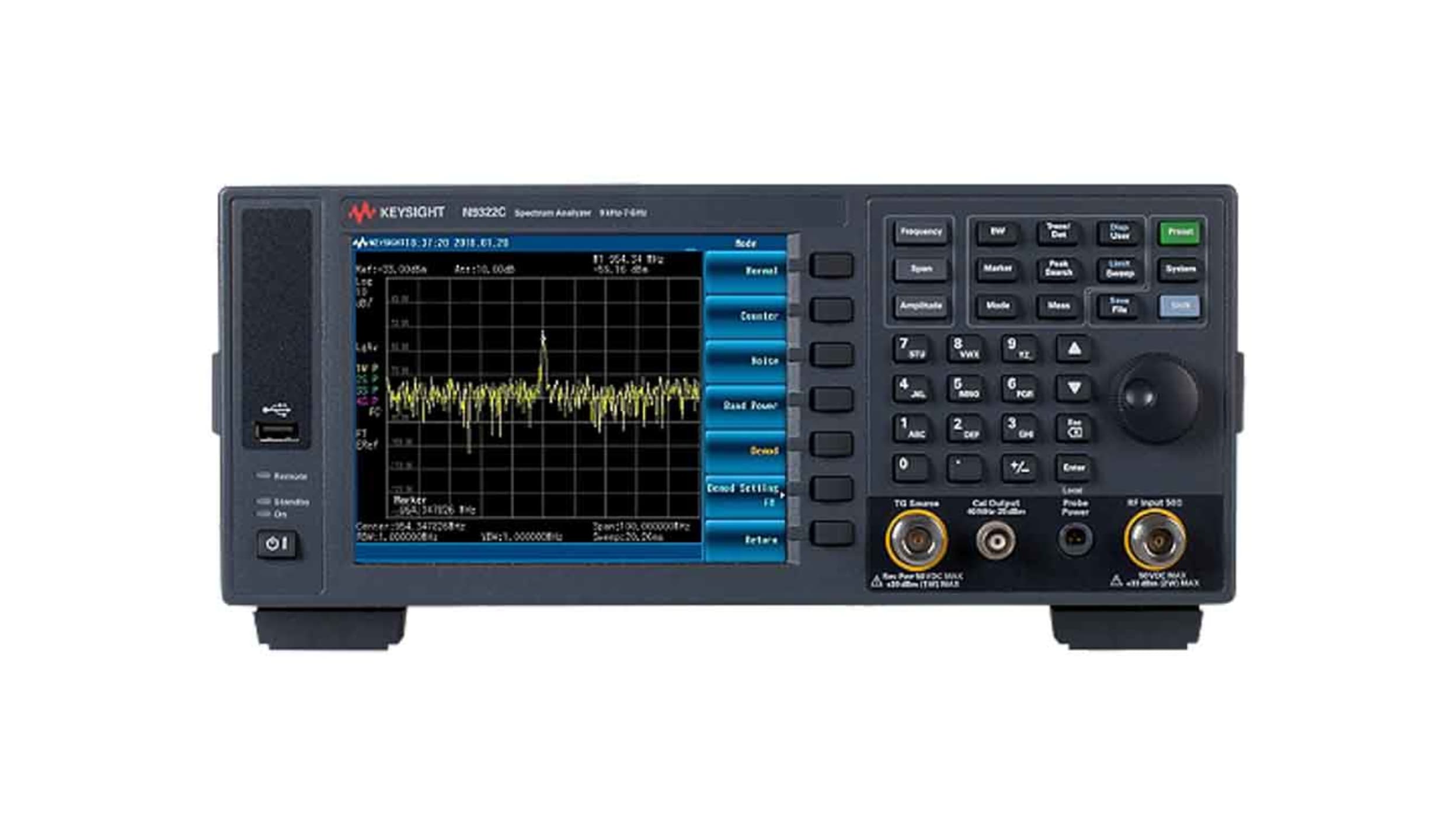 Analizzatore di spettro Keysight Technologies, 9 kHz → 7 GHz, 20 (Display)  canali