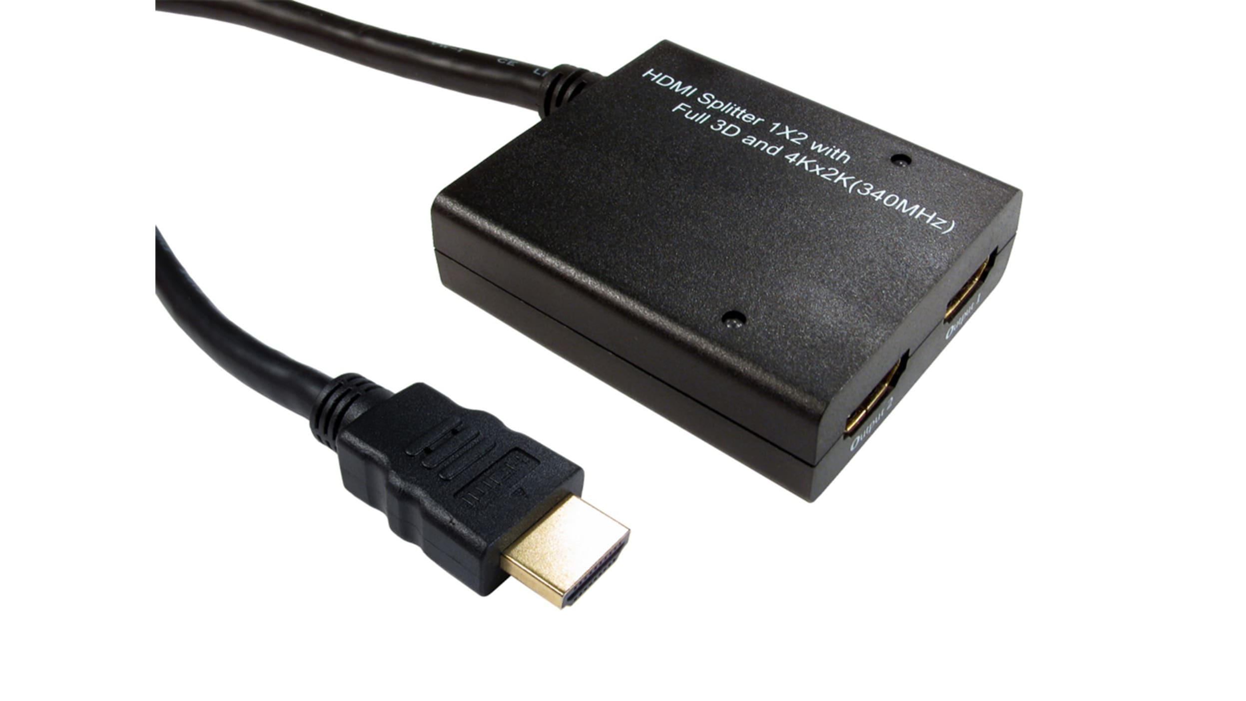 Tilgængelig knude perler RS PRO 2 Port 1 Input 2 Output HDMI Splitter 4K x 2K | RS