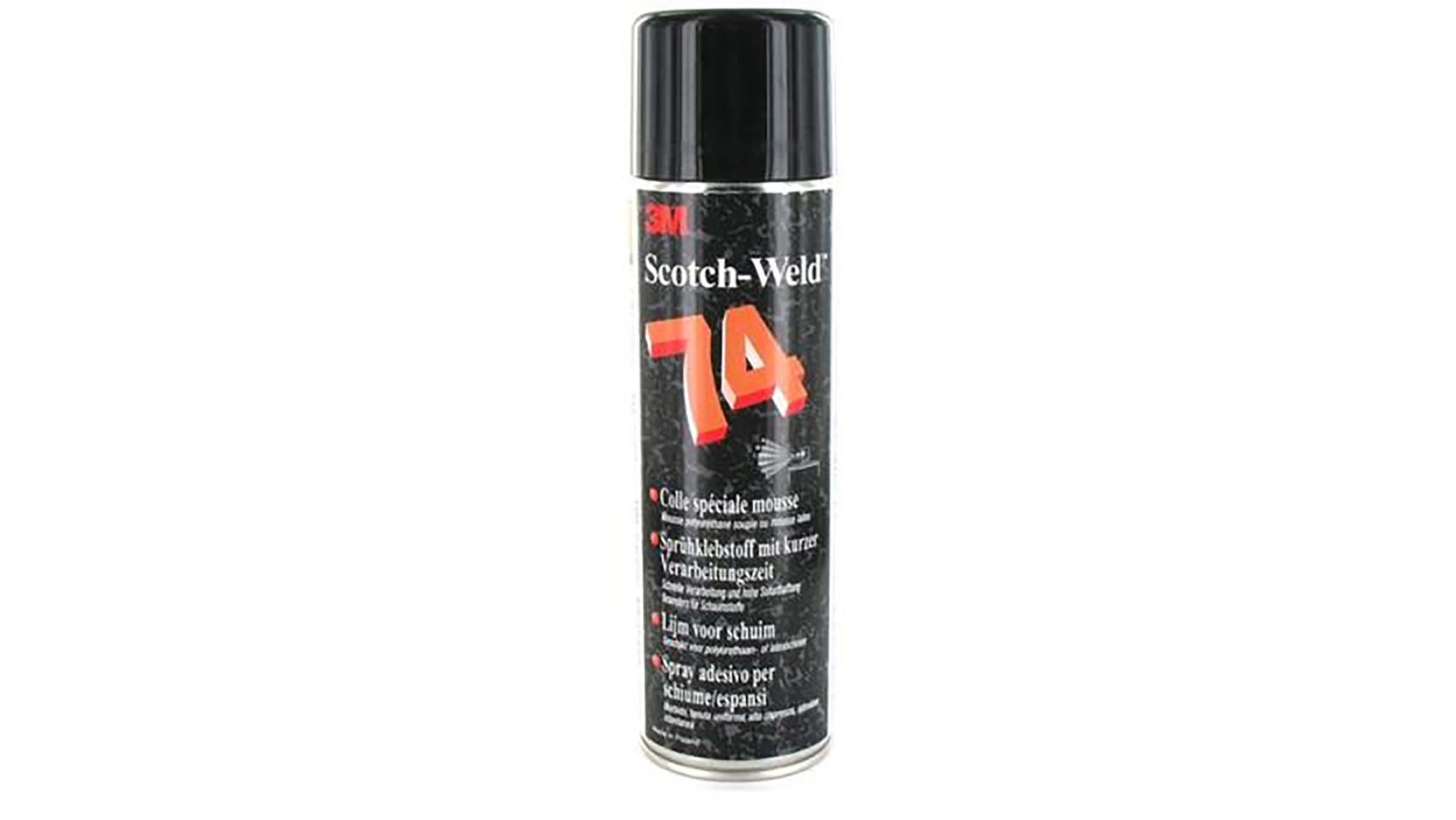 3M Foam Fast 74 Sprühkleber Spray Orange, Dose 500 ml, für Teppich