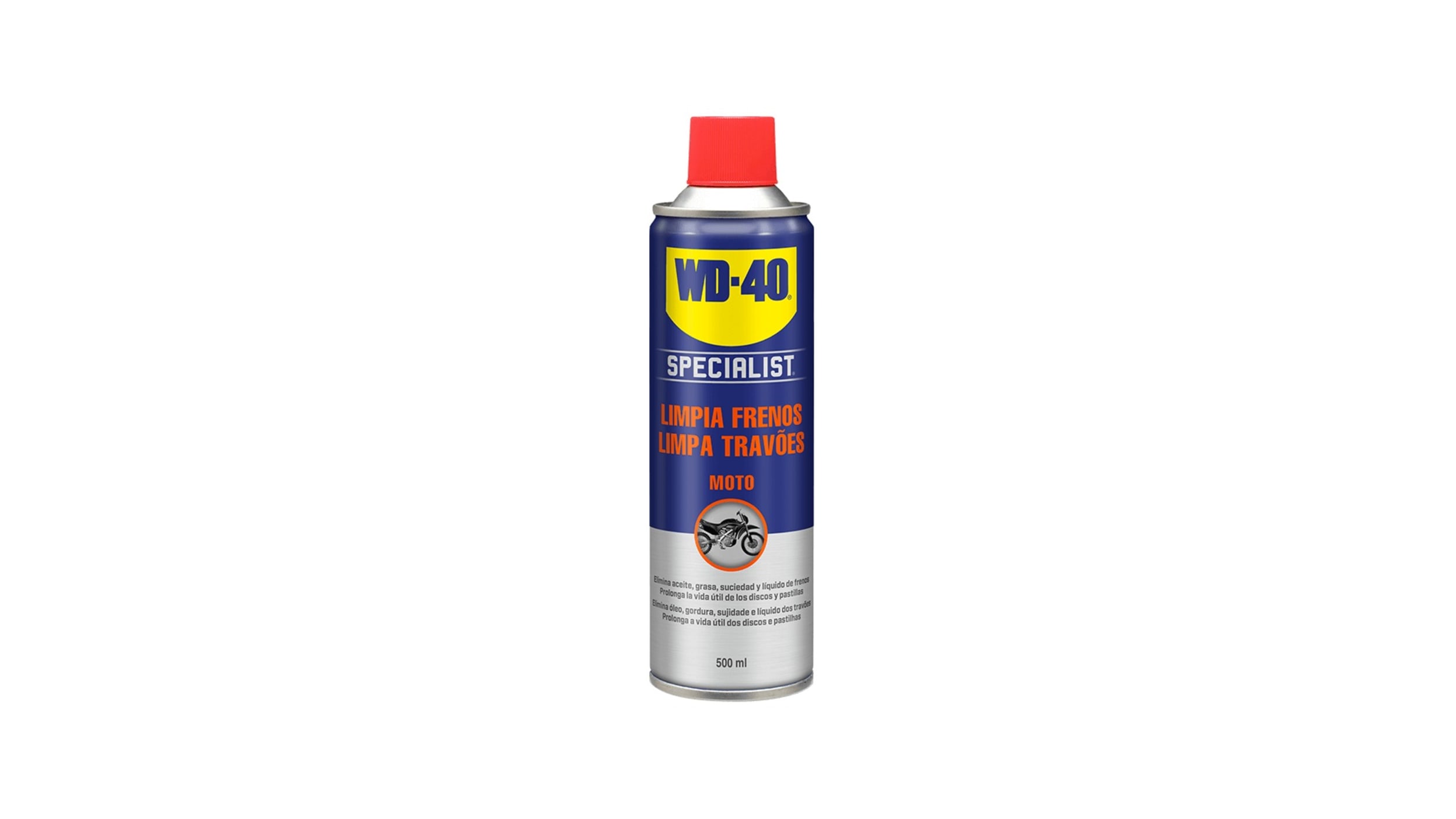 WD-40 Specialist Motorbike 34061 Spray Clean Brakes, 500 ml