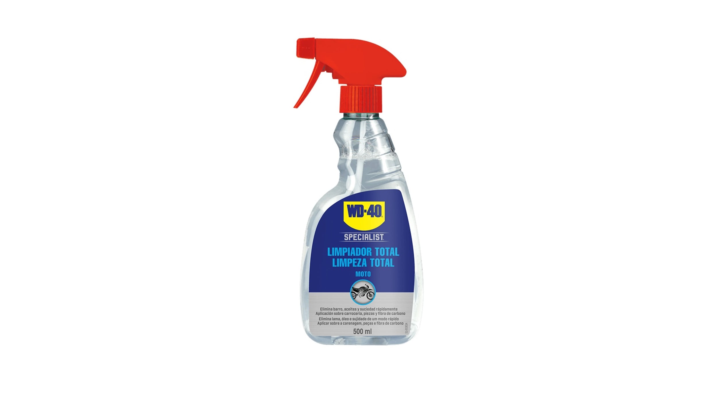 Spray Limpieza Total para Moto WD40 Specialist (500 ml)