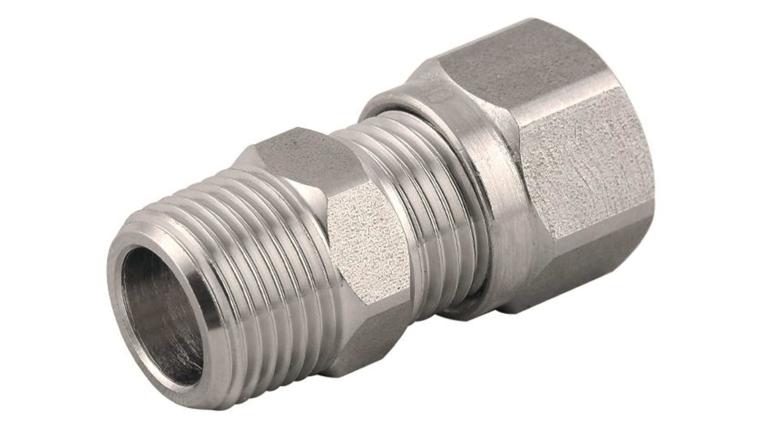 Push to Connect Straight Male Fitting 1/4 OD, 1/4 NPT Thread