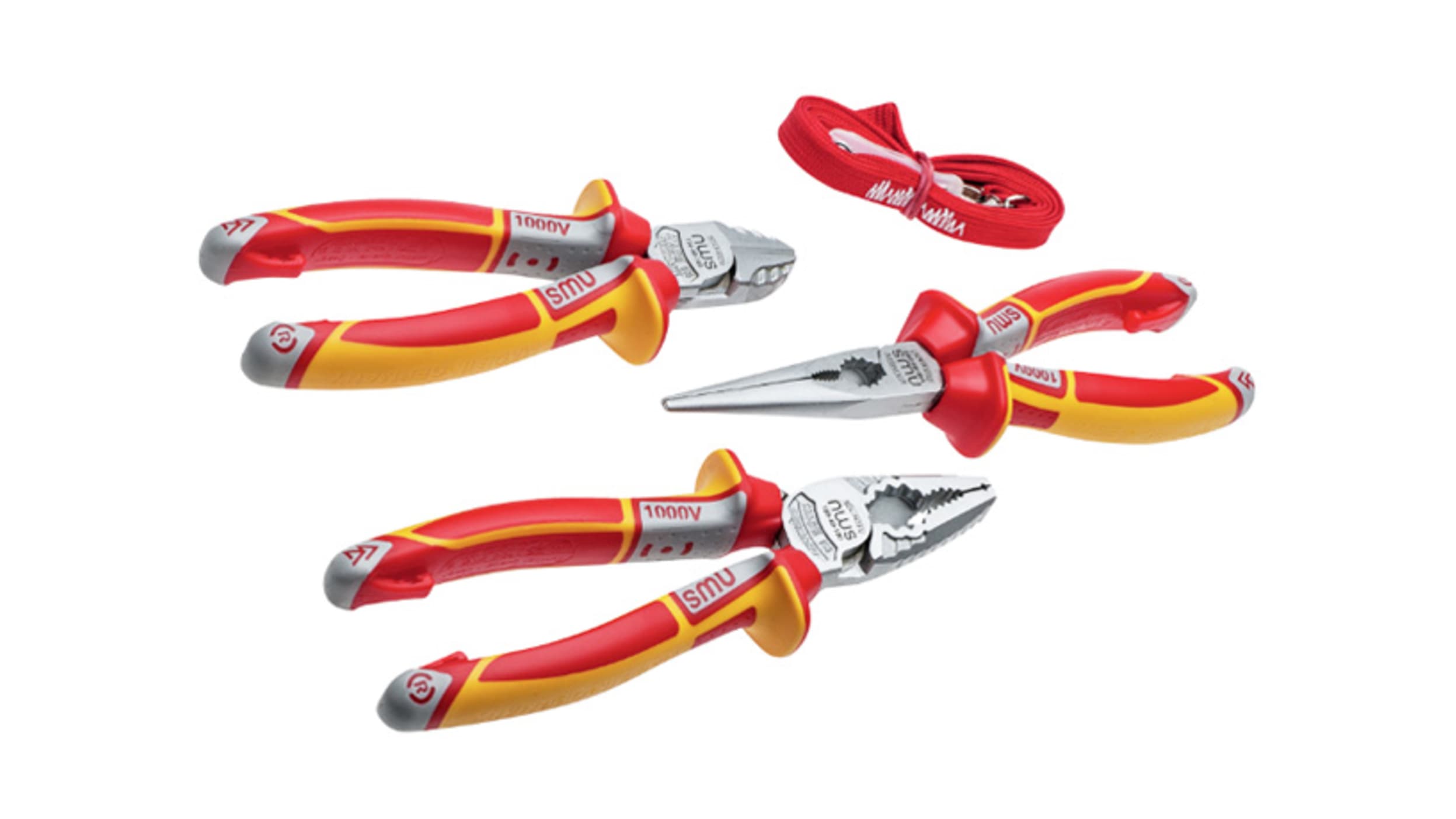 NWS NW782 3 Piece Combination Plier Set VDE 1000V 180 mm
