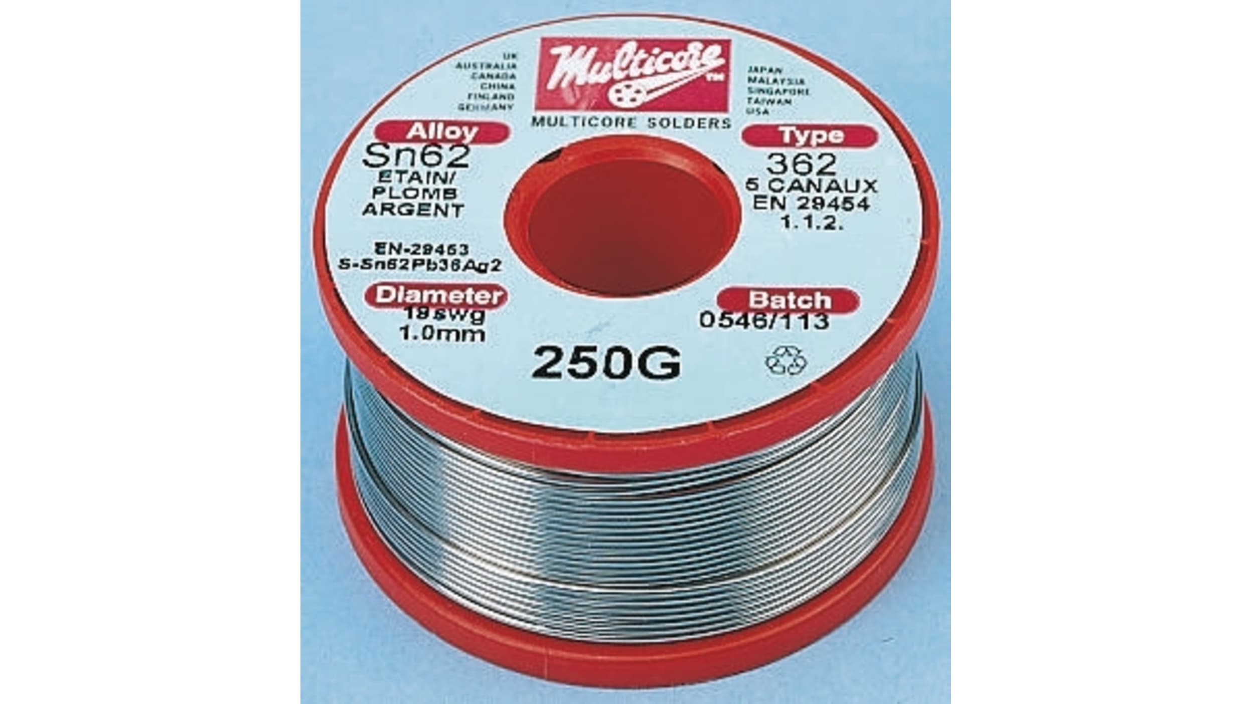 Bobines d'étain 1mm pour soudure - SAM OUTILLAGE - 1229-E6