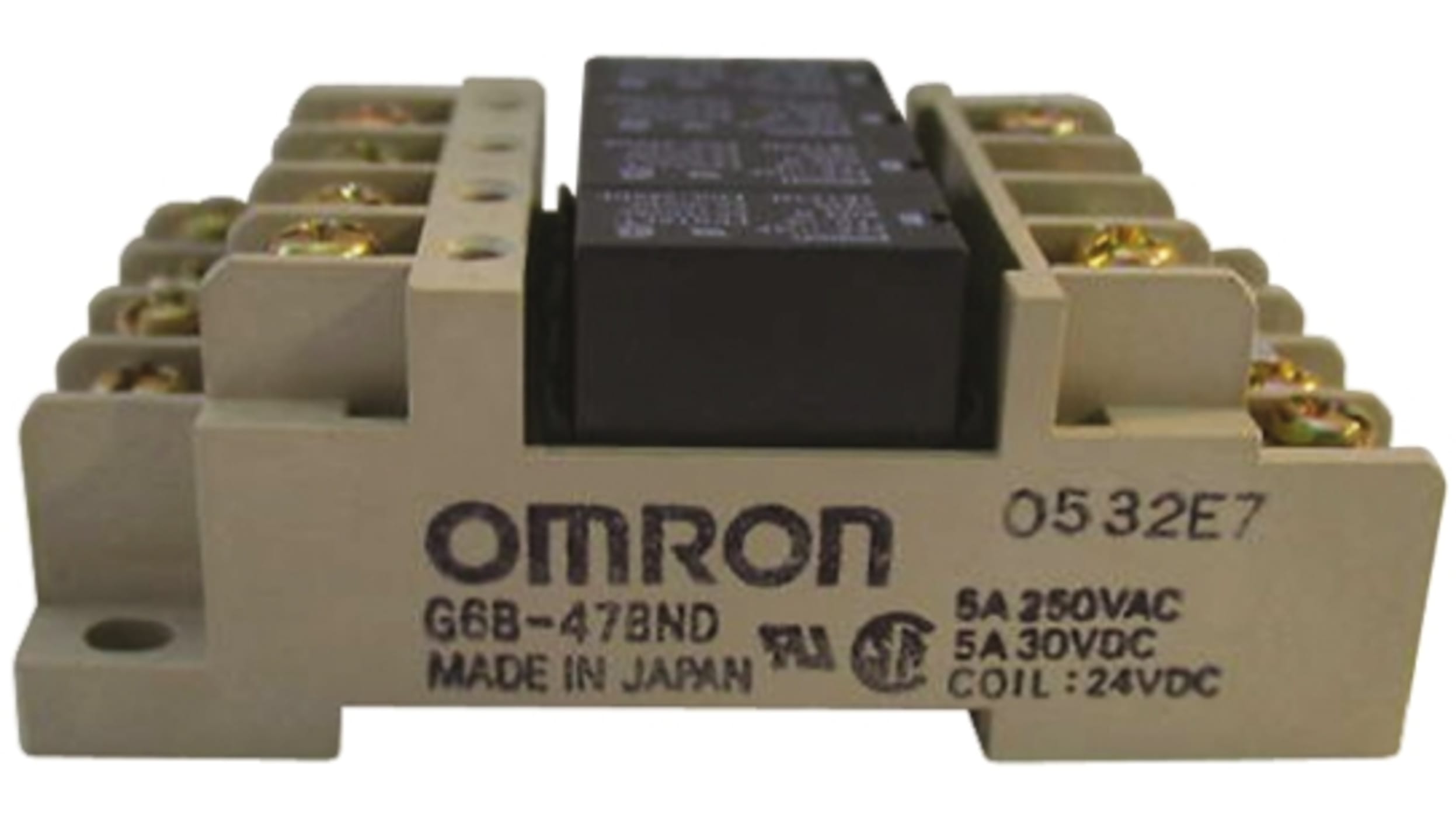 驚きの値段 100個セット入り オムロン OMRON G6B-47BND DC24V