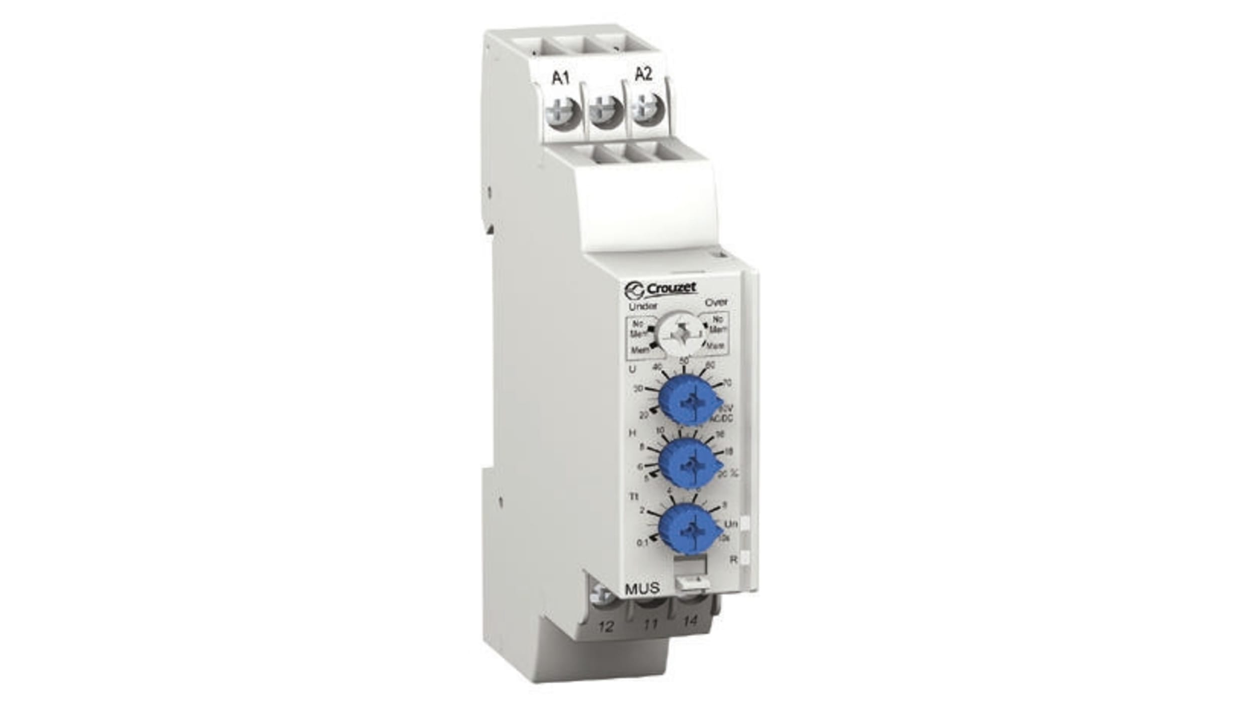 84872141 | Crouzet MUS/MUSF Überwachungsrelais 20 → 80V ac/dc 1 