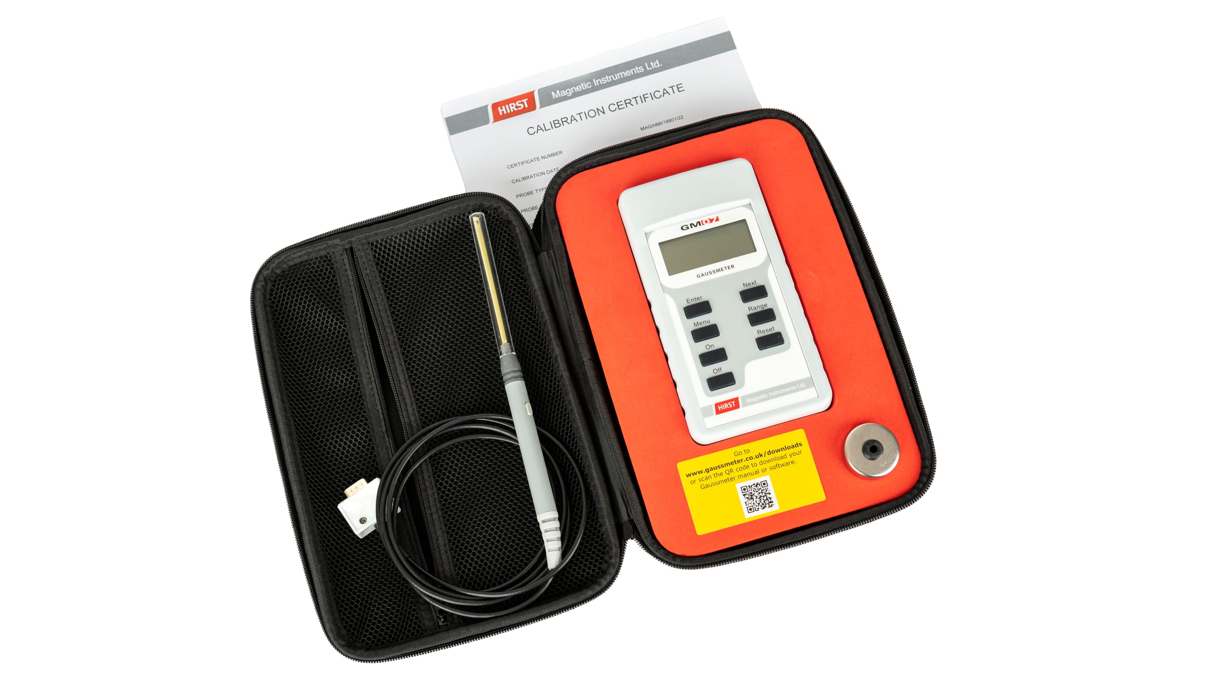 Hirst Magnetics Gaussmeter 0 mT 3 T 299.9 mT 0 → 29.99 mT, 0