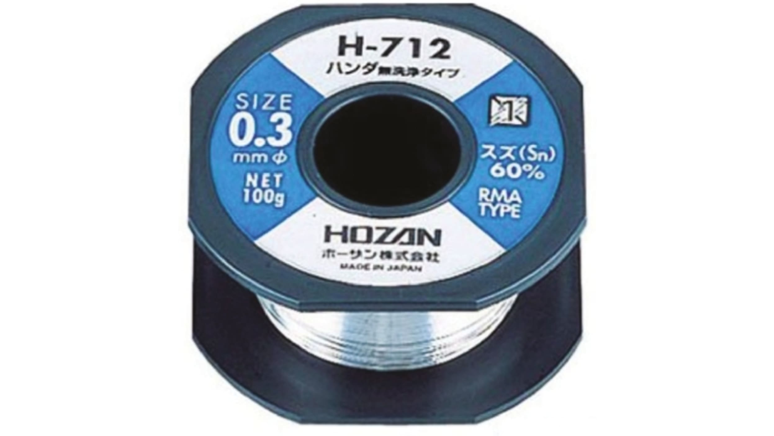 ホーザン 共晶はんだ H-42-3720 ワイヤ形状 ワイヤ径 1mm 183°C融点 | RS