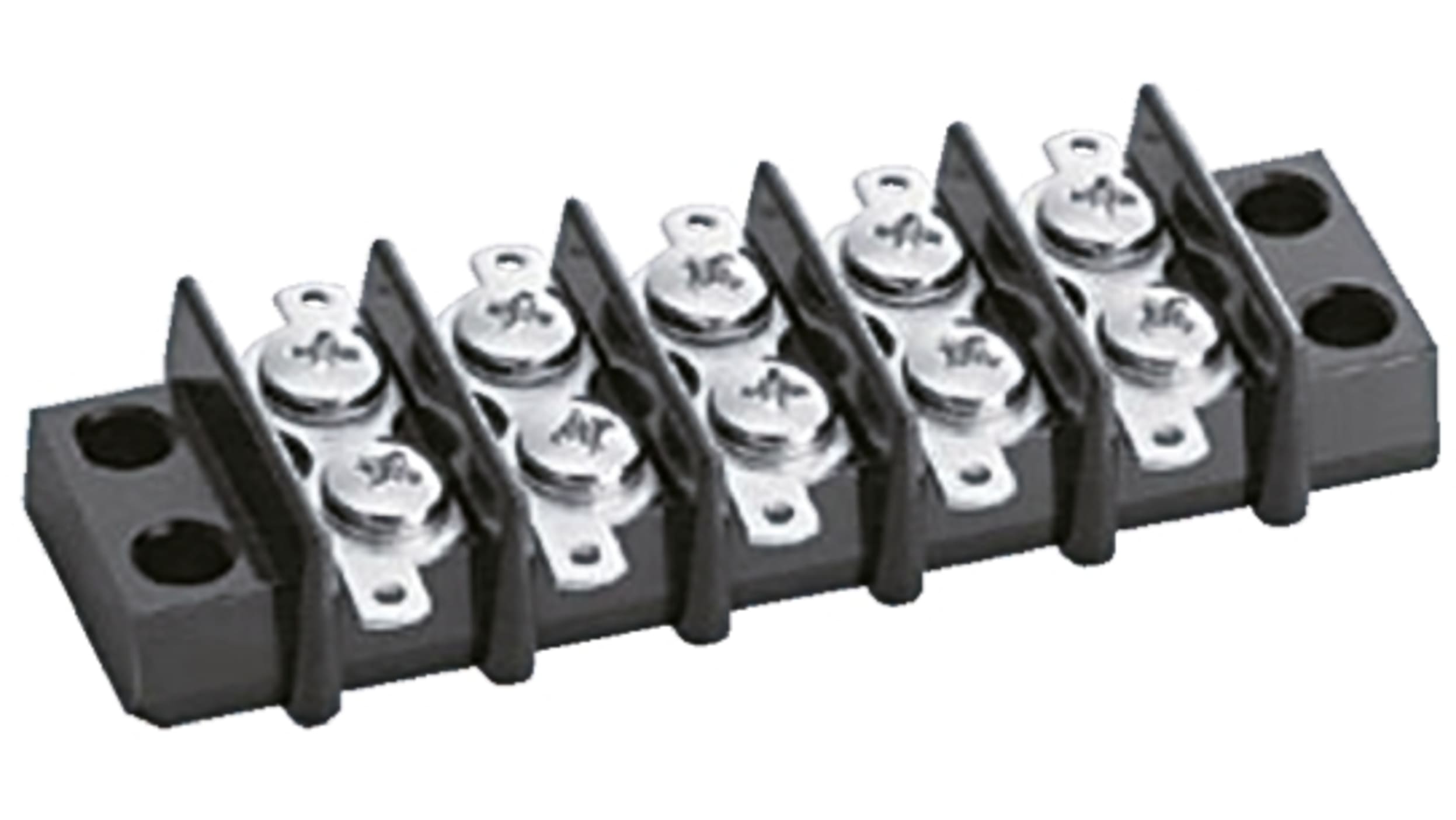 ML-1765-6P | Sato Parts Non-Fused Terminal Block, 6-Way, 15A 