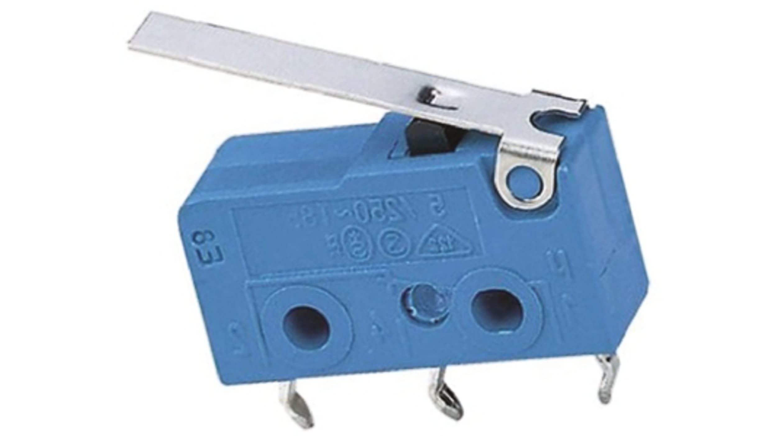 Marquardt Hinge Lever Micro Switch, PCB Terminal, 5 A @ 250 V ac, SP-CO,  IP00, IP40