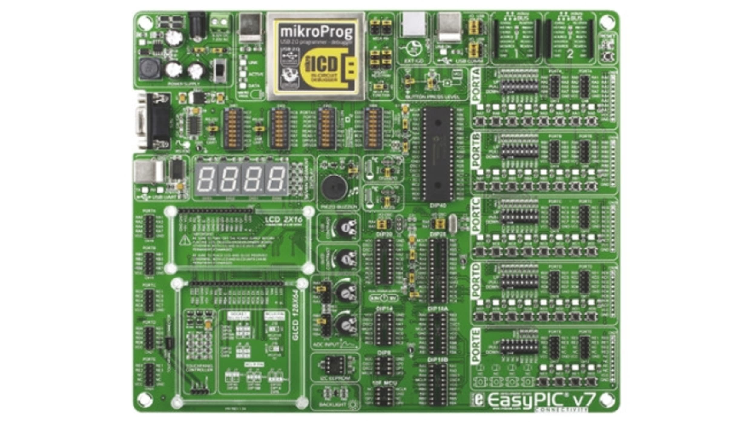 MikroElektronika EasyPIC V7 開発 ボード MIKROE-798 | RS