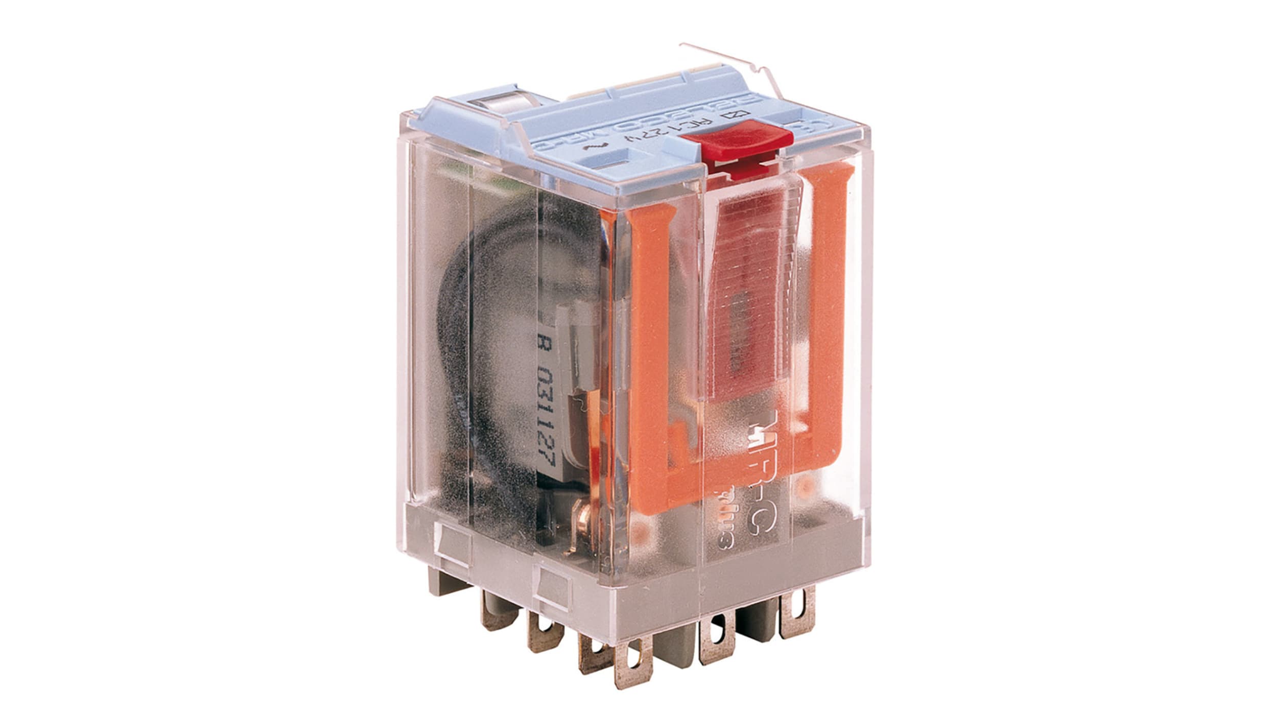 Finder Plug-In Mount Relay, 220V dc Coil, 6A Switching Current, 3PDT, 3PDT