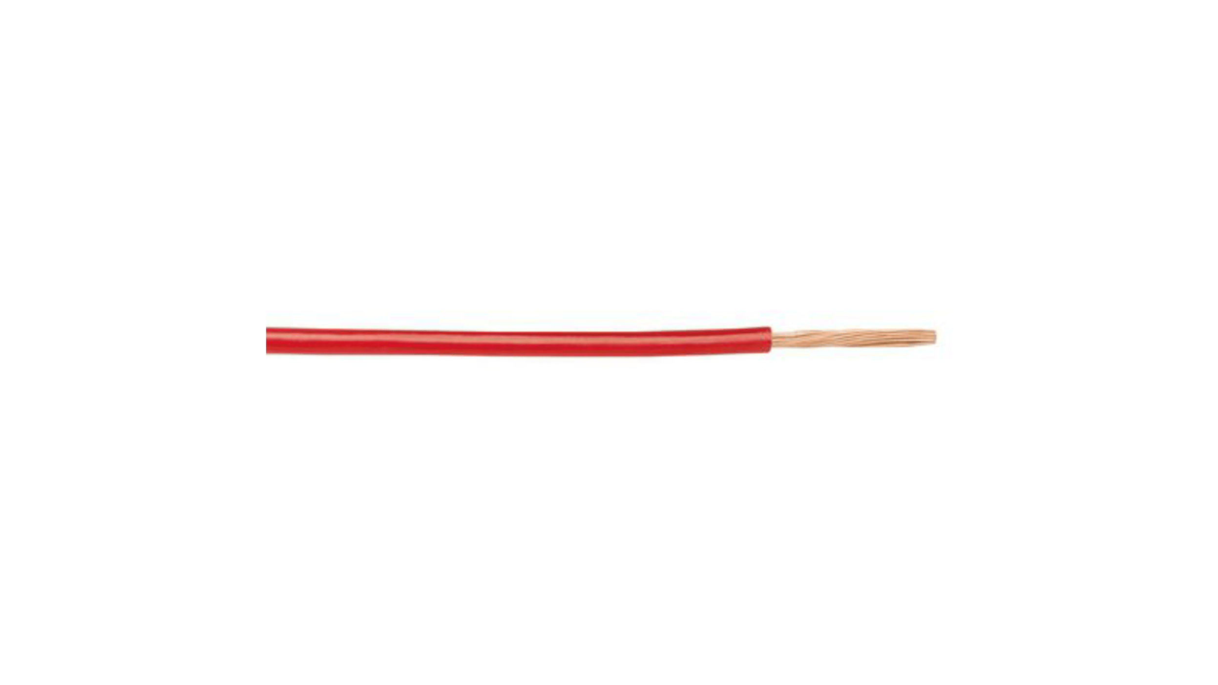 Alpha Wire 1559 Series Red 2.1 mm² Hook Up Wire, 14 AWG, 41/0.25 mm, 30m, PVC  Insulation