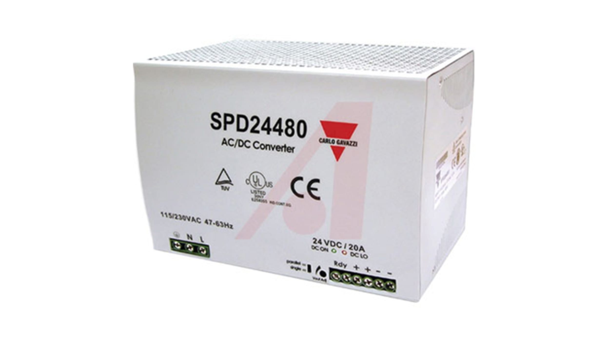 SPD242403, Alimentatore a montaggio su guida DIN Carlo Gavazzi, 24V cc, 10A,  340 → 575V ca, 240W