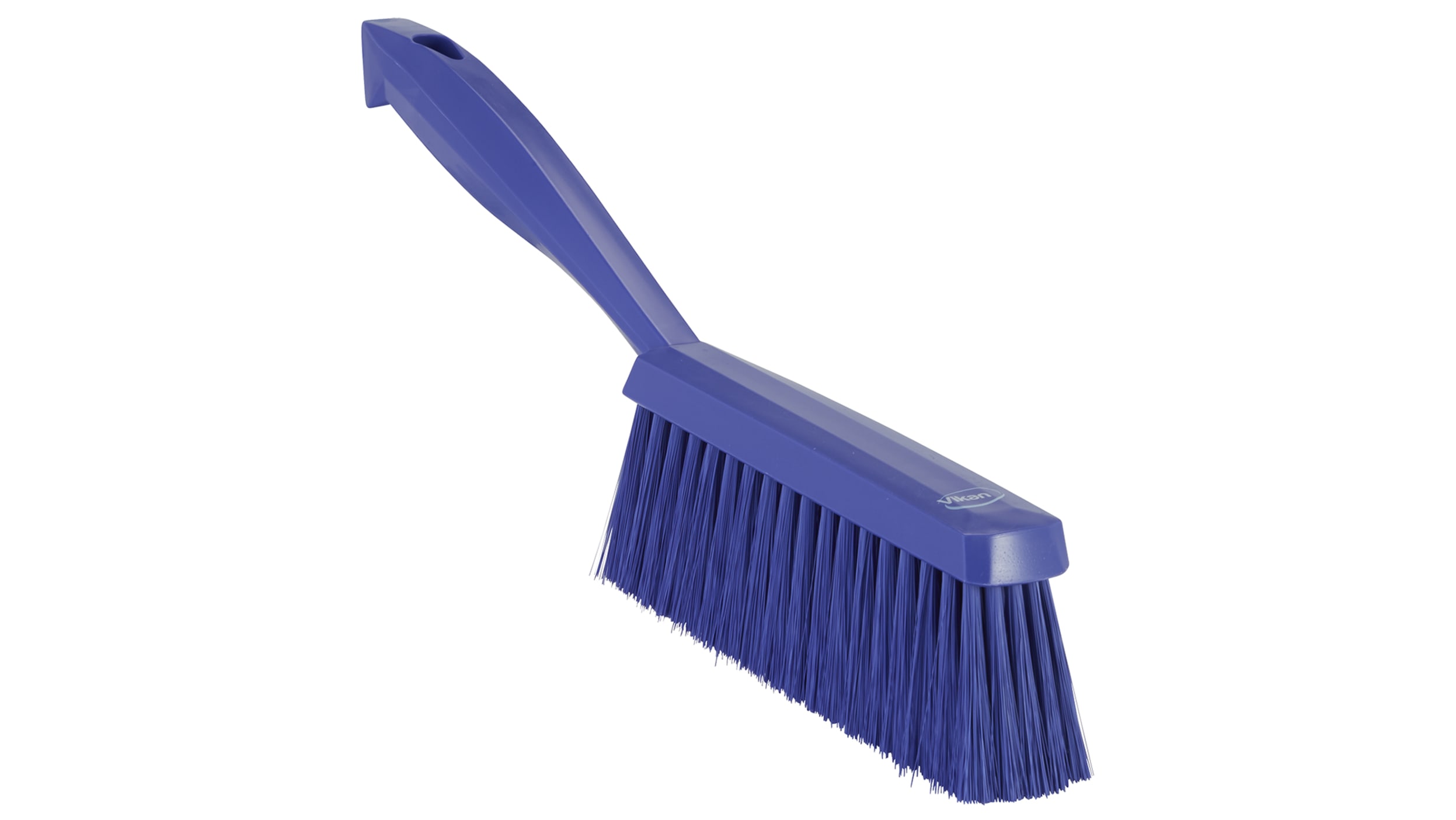 45878, Vikan Purple Hand Brush for Brushing Dry, Fine Particles, Floors  with brush included