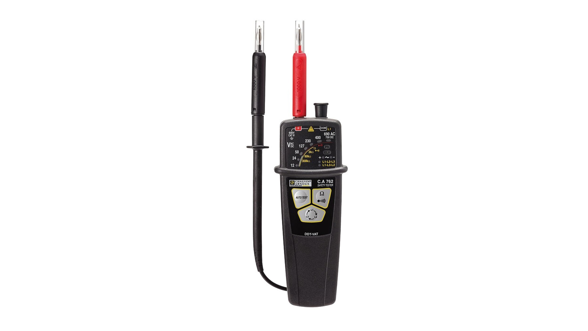 Image of Chauvin Arnoux C.A 762 IP2X voltage tester