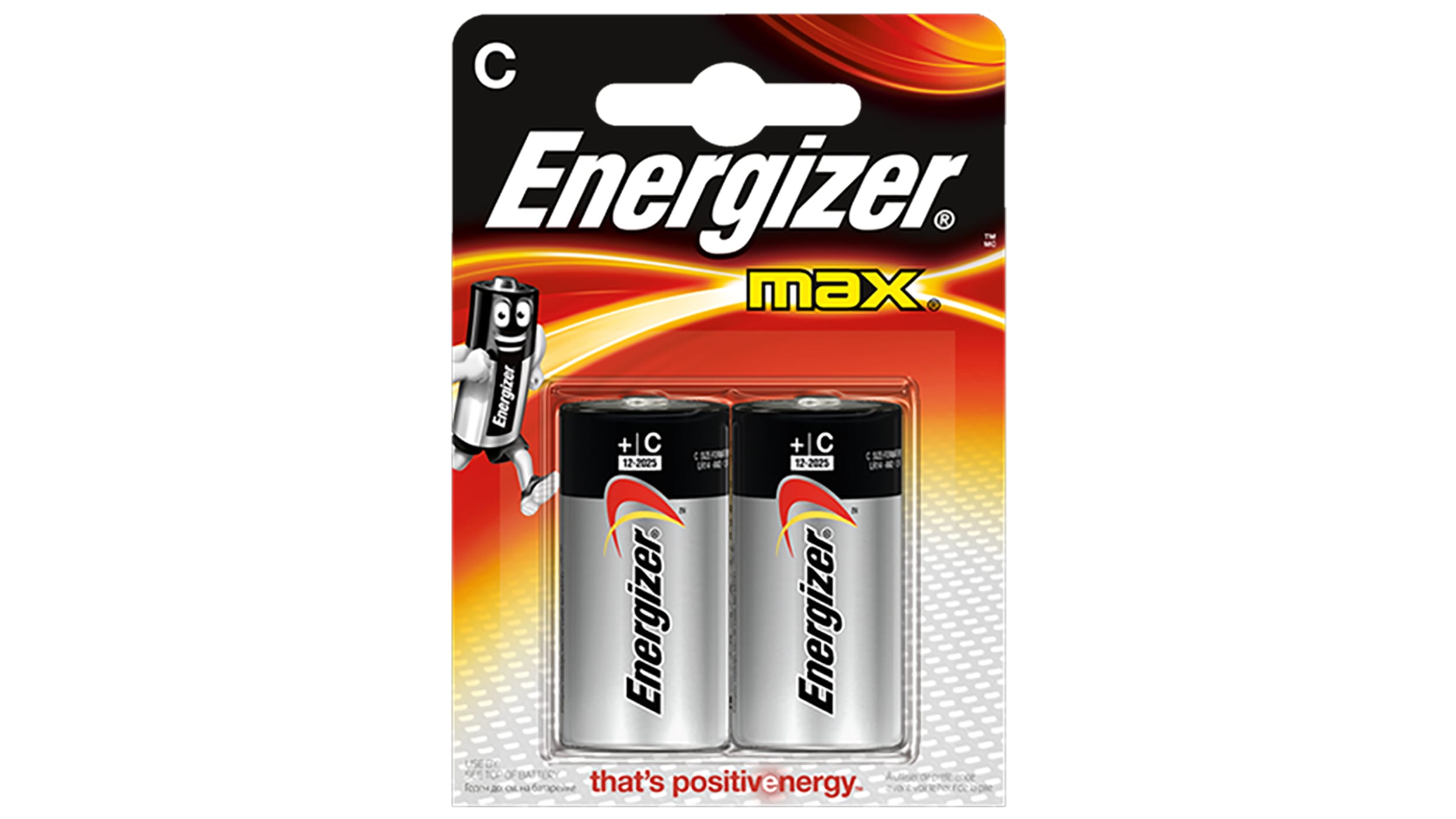 Pilas Energizer Max Alcalina C con 2 piezas – Du Papier