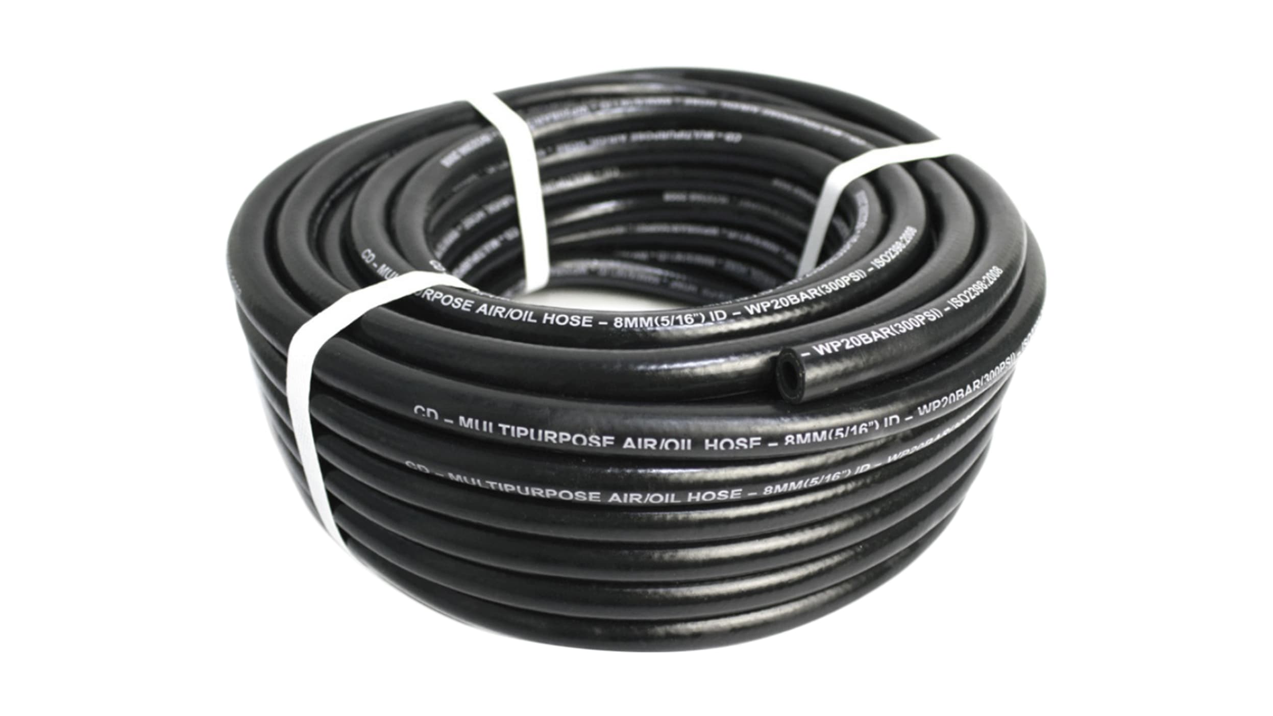 RS PRO  RS PRO Hose Pipe, EPDM, 10mm ID, 17mm OD, Black, 20m