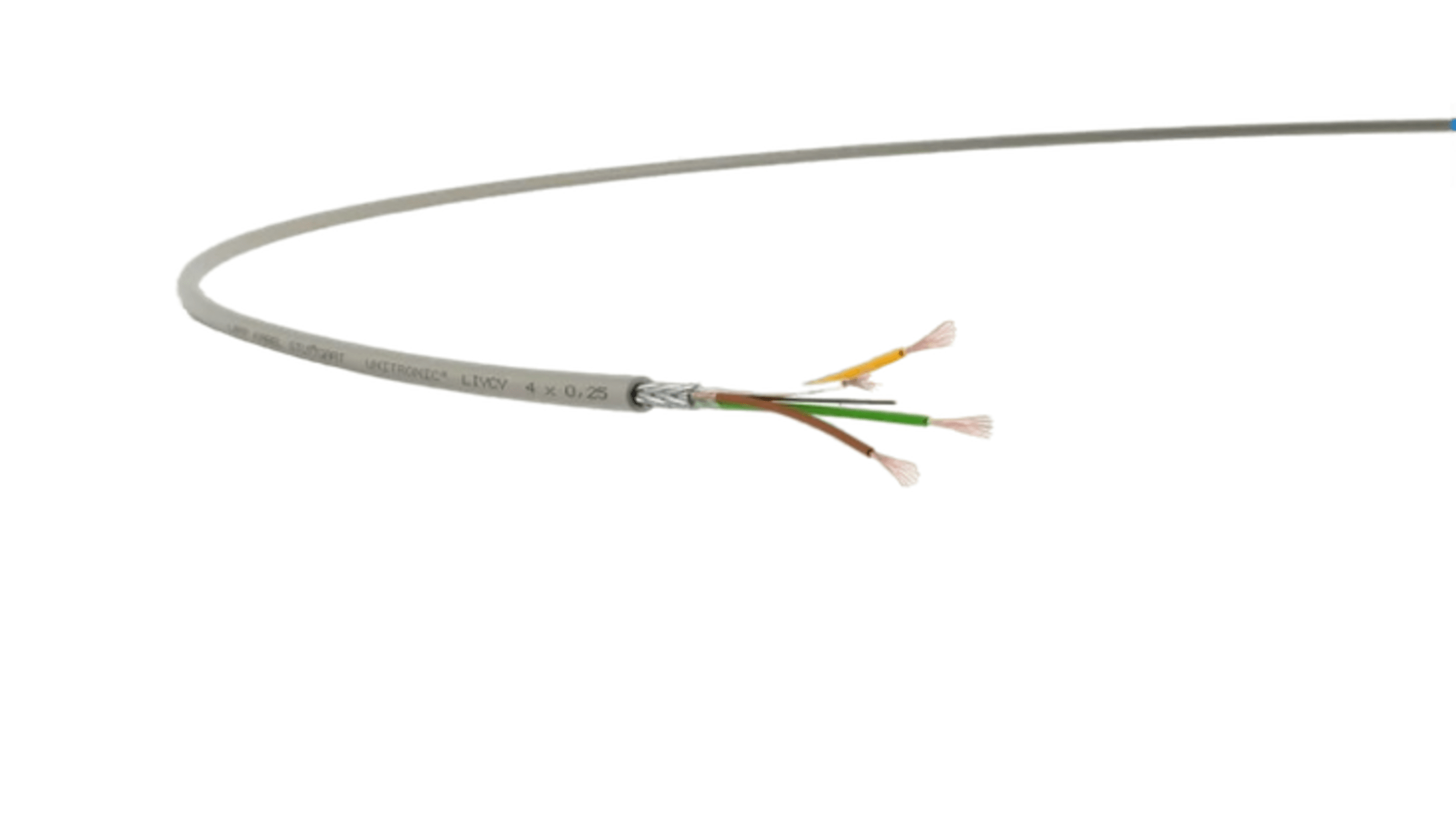 2-adriges Kabel, 2x0,75mm² auf 50M Rolle