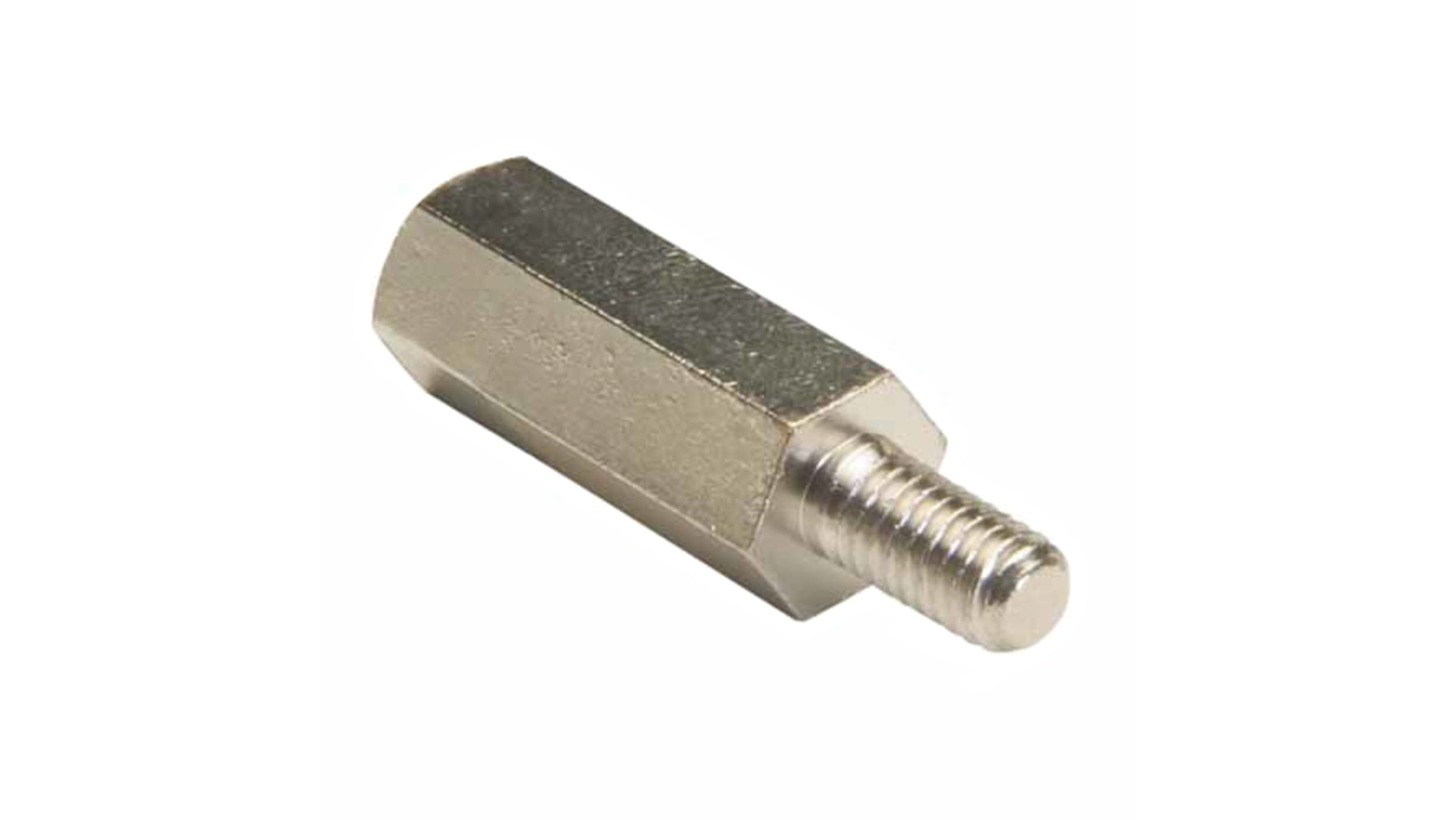 Standoff, Nickel Plated, Brass, M3, Hex Male-Female, 15 mm, R30 Series