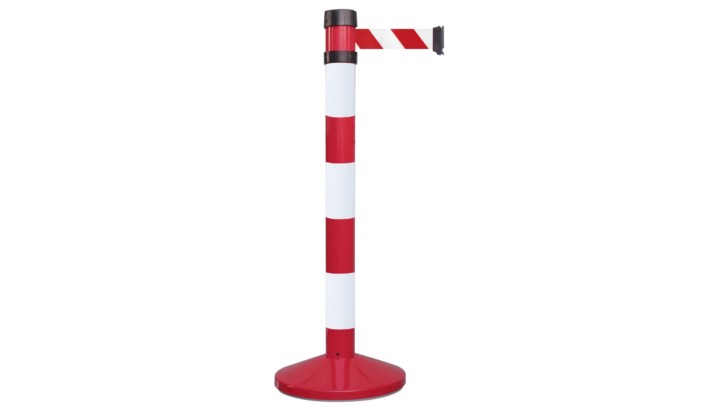 Barrière sécurité RS PRO en Polypropylène Rouge, blanc, larg. 400mm x Haut.  1000mm