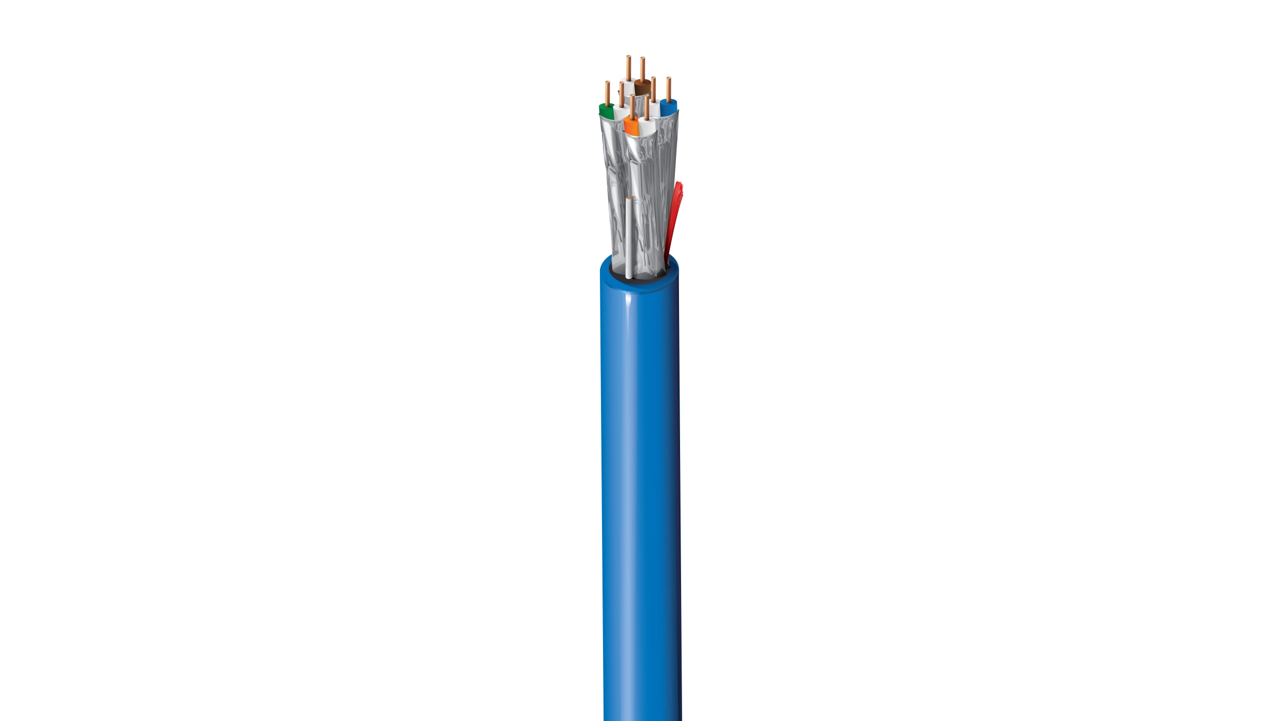 Belden Cat7 Ethernet Cable, S/FTP, Grey LSZH Sheath, 500m, Low Smoke Zero  Halogen (LSZH)