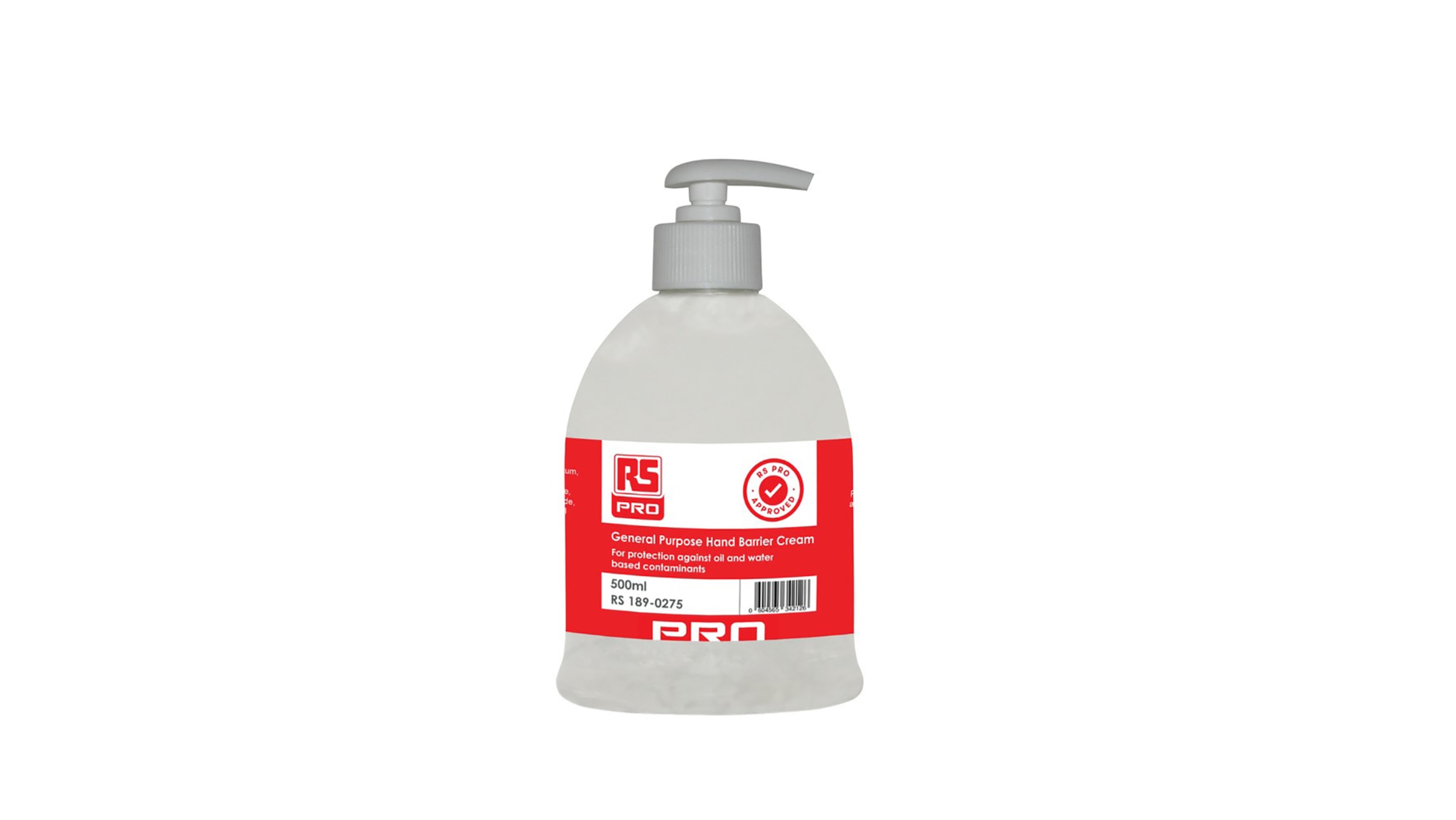 RS PRO General Purpose Barrier Cream 500 ml Bottle